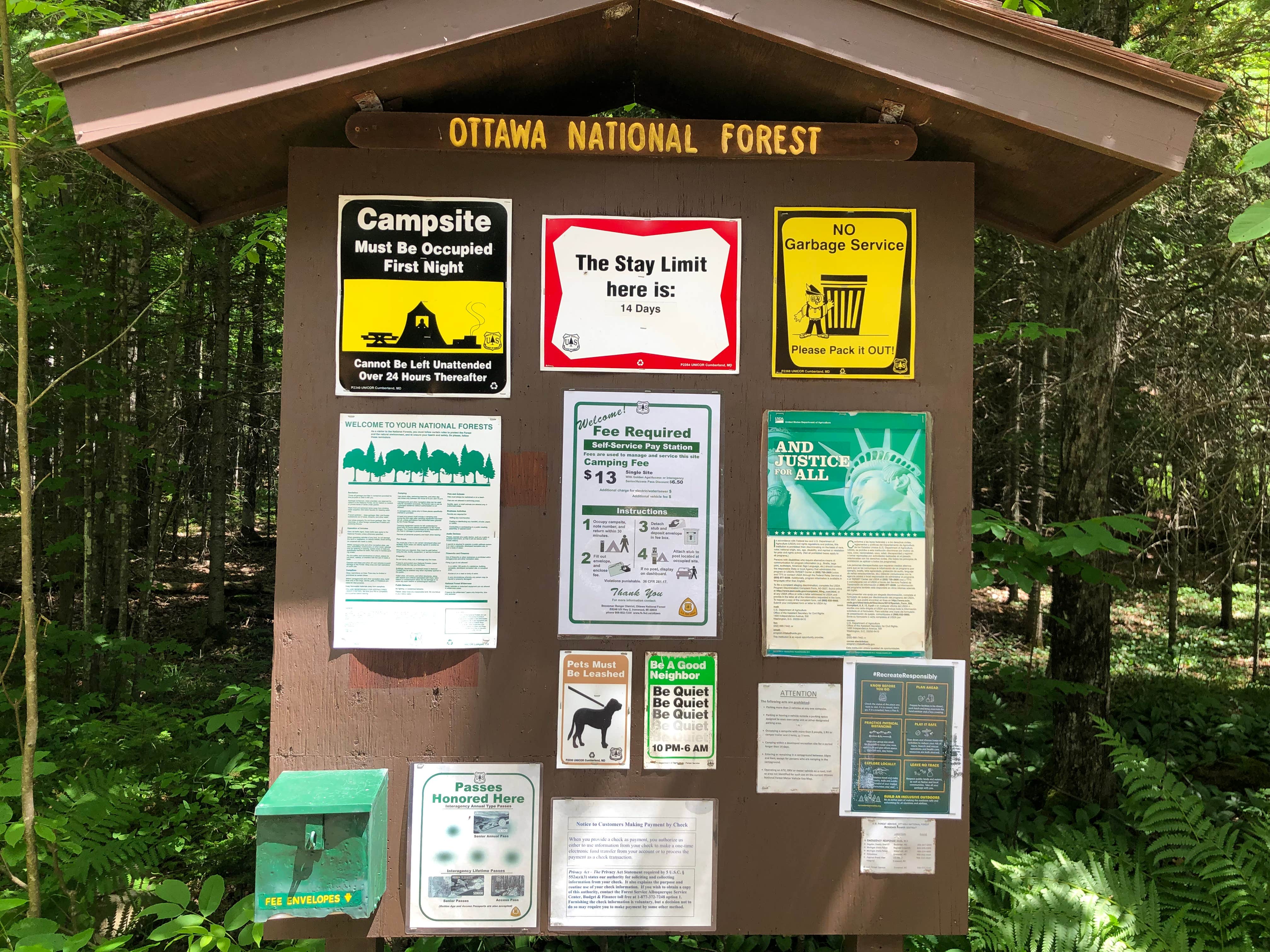 Camper-submitted photo at Bobcat Lake Camp — Ottawa National Forest near Marenisco, MI