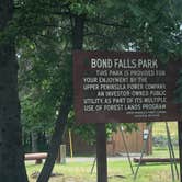 Review photo of Bond Falls Campground by Art S., June 30, 2021