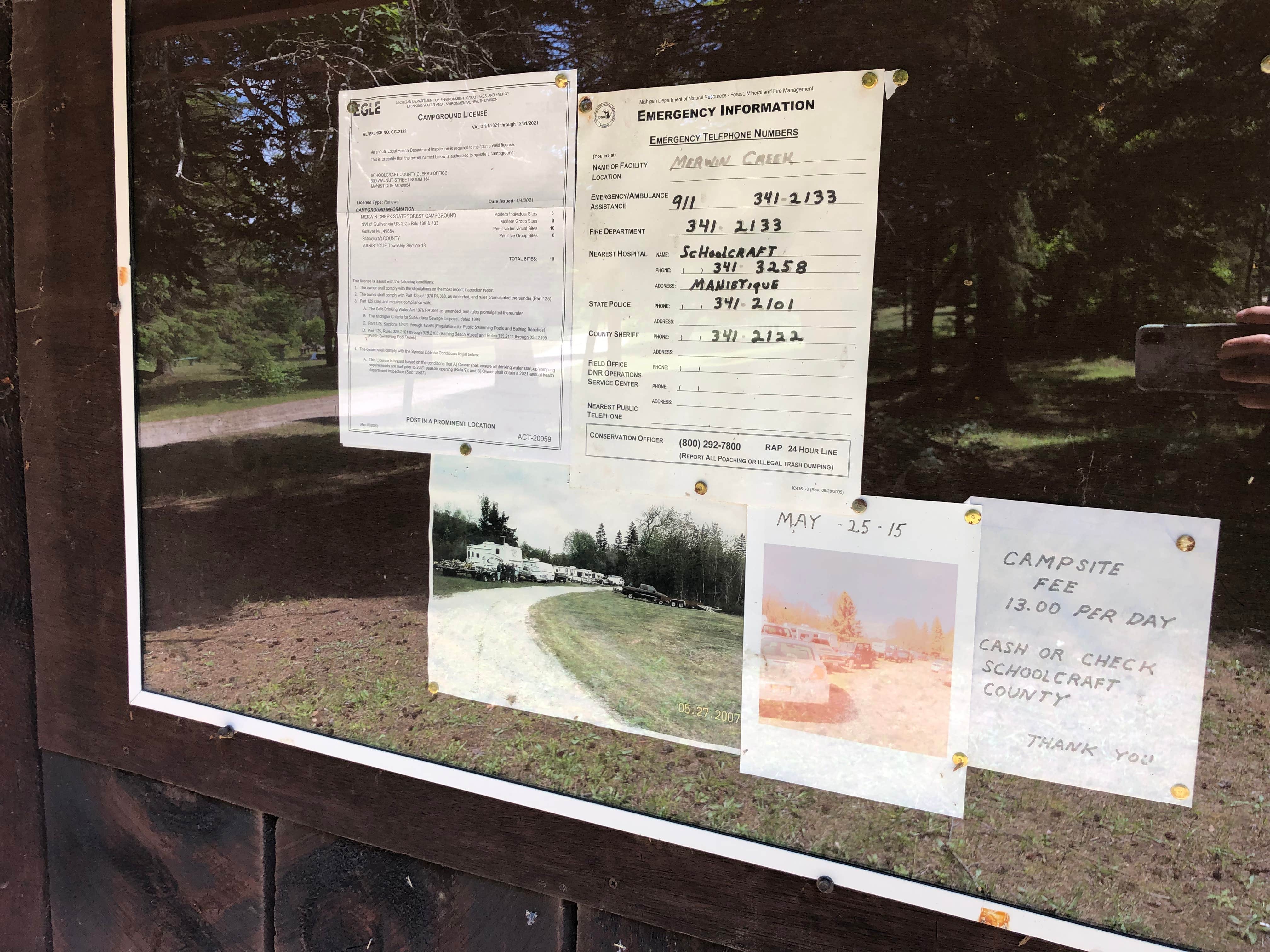 Camper-submitted photo at Merwin Creek State Forest Campground near Gulliver, MI