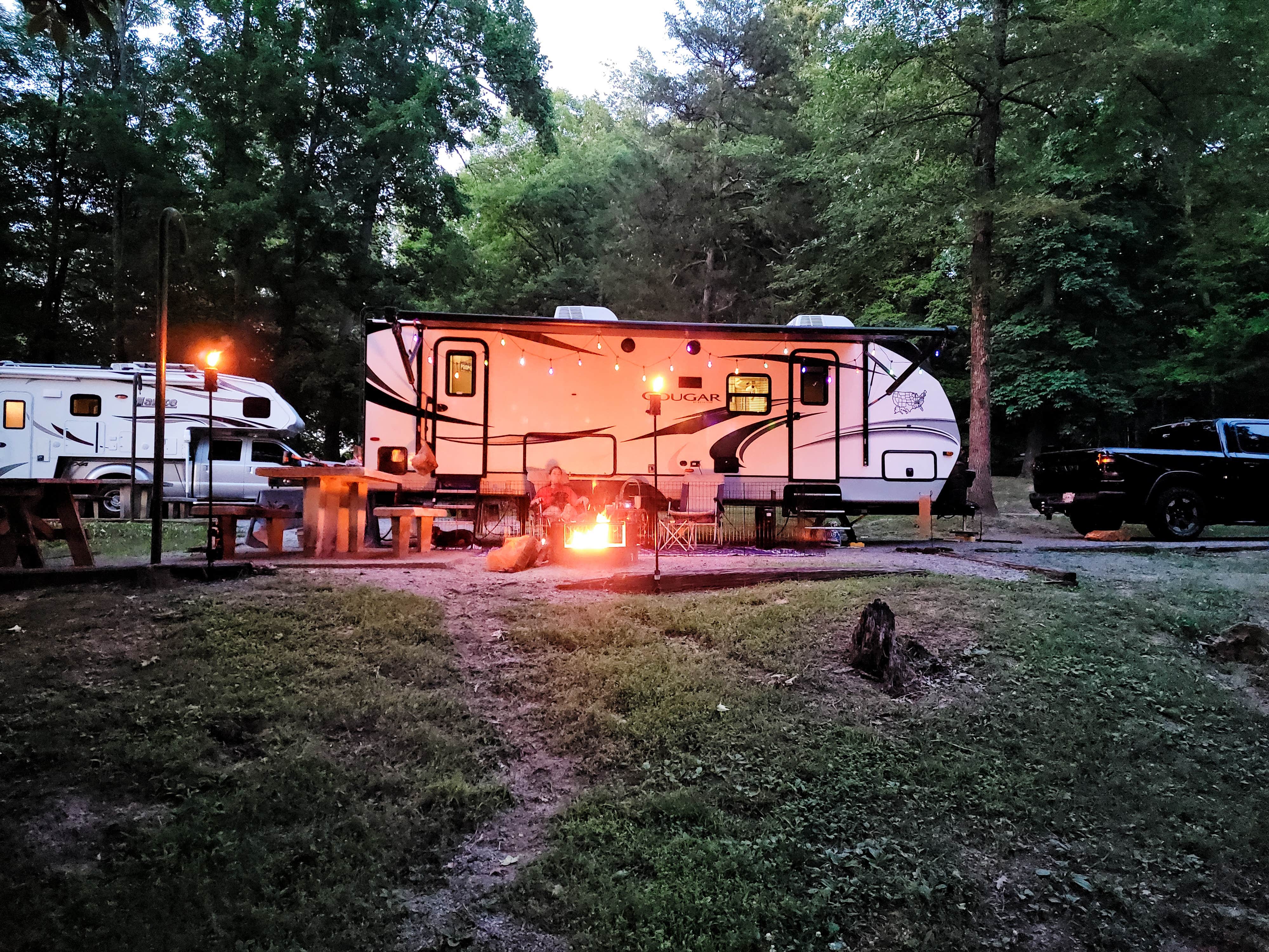 Jody A.'s photo of rv camping at Hurricane Creek near Dawson Springs, KY