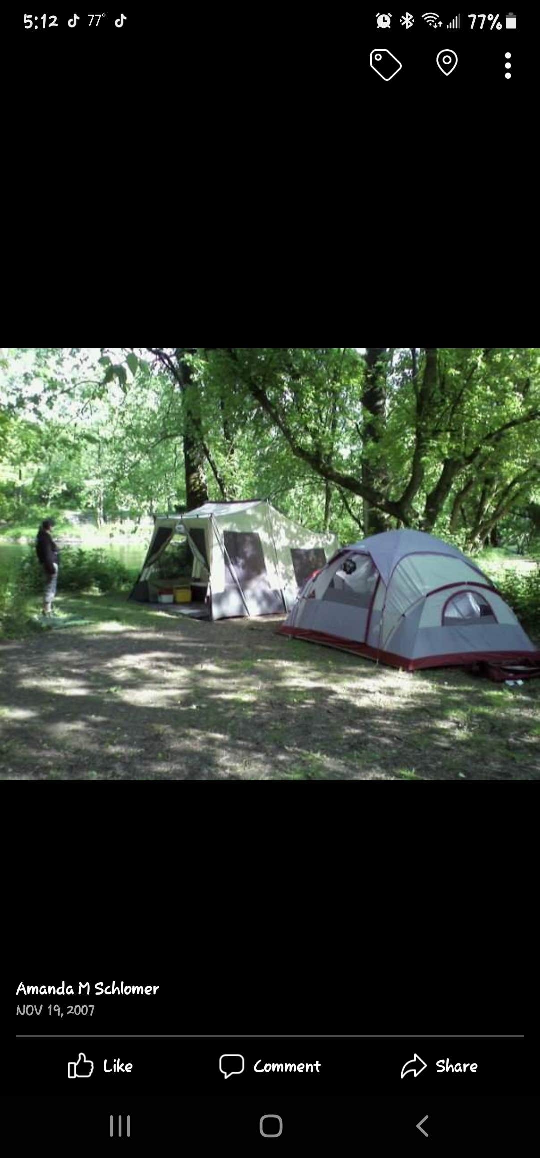 Camper-submitted photo at Morgan's Riverside Campground & Cabins near Blue Ash, OH