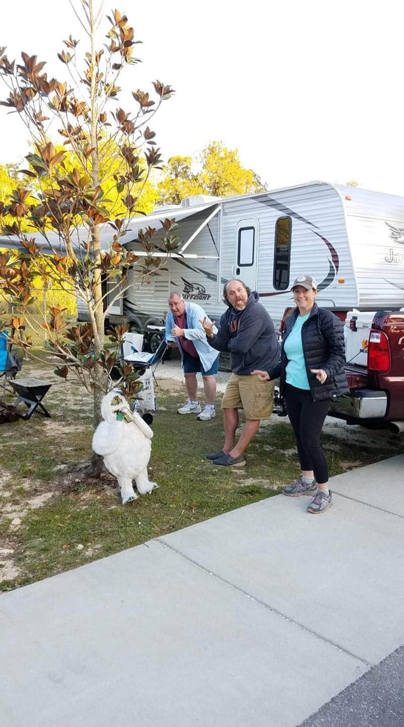 Kelly D.'s photo of camping with pets at Nature's Resort near Spring Hill, FL