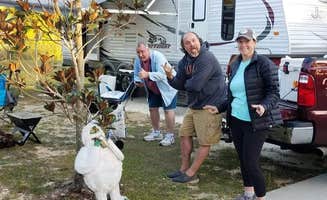 Kelly D.'s photo of camping with pets at Nature's Resort near Weeki Wachee, FL