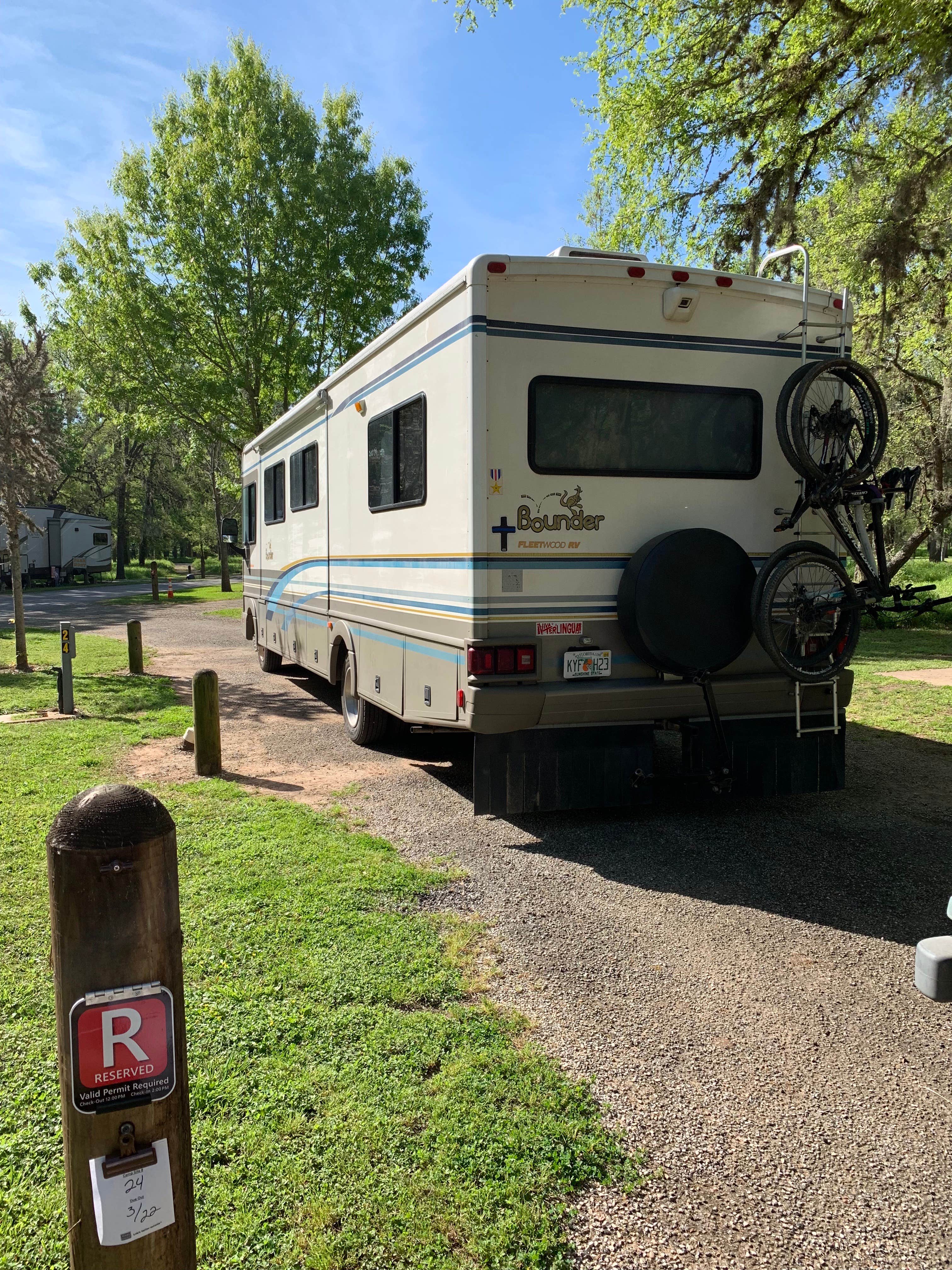 Bounding Around's photo of rv camping at Stephen F. Austin State Park Campground near Eagle Lake, TX
