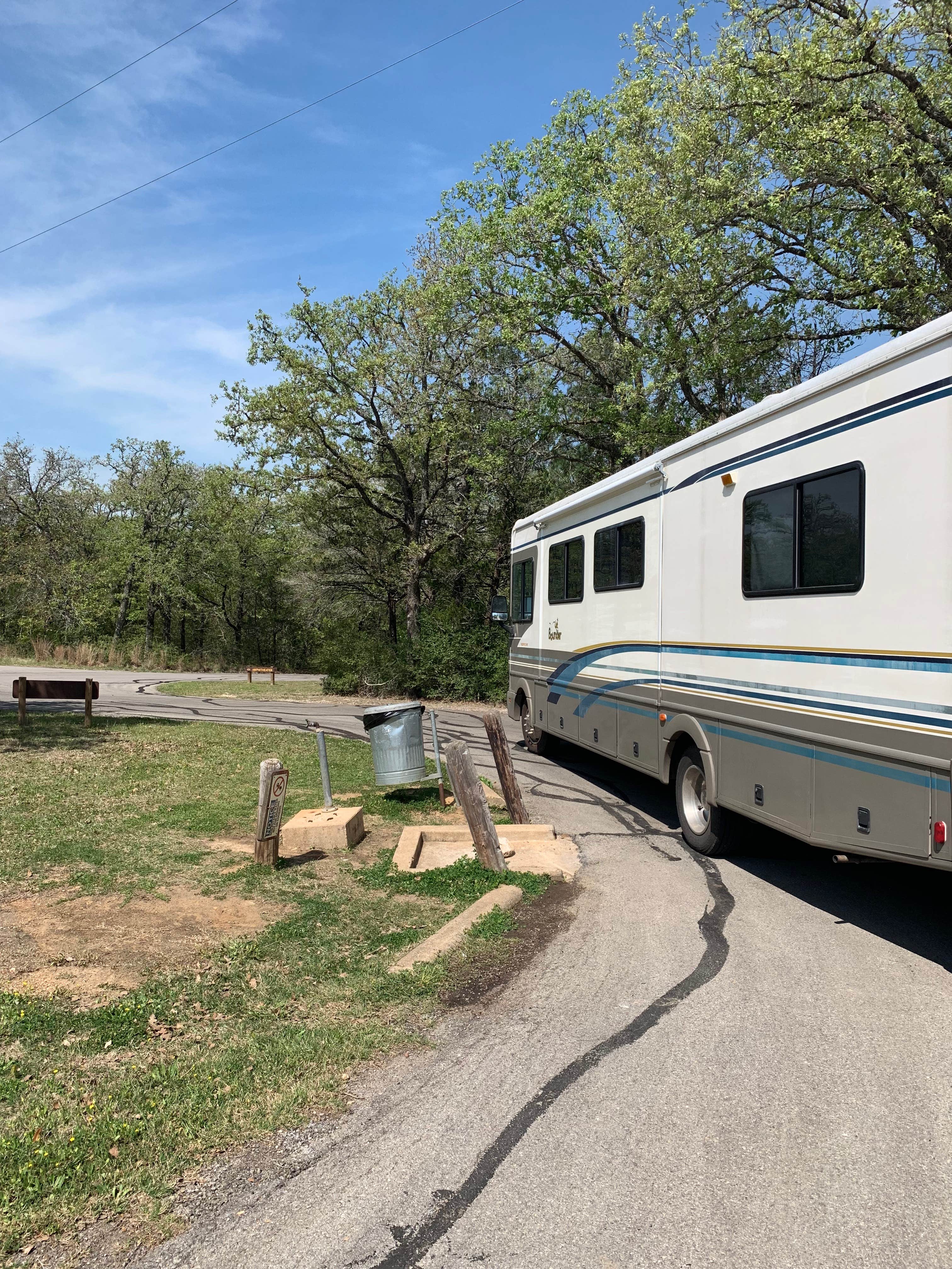 Bounding Around's photo of rv camping at Buescher State Park Campground near Ledbetter, TX
