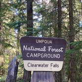 Review photo of Clearwater Falls Campground by Annie C., July 1, 2021