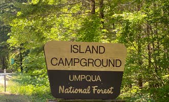 Camping near Umpqua National Forest Steamboat Ball Field and Pavillion Group Site: Island, Umpqua National Forest, Oregon