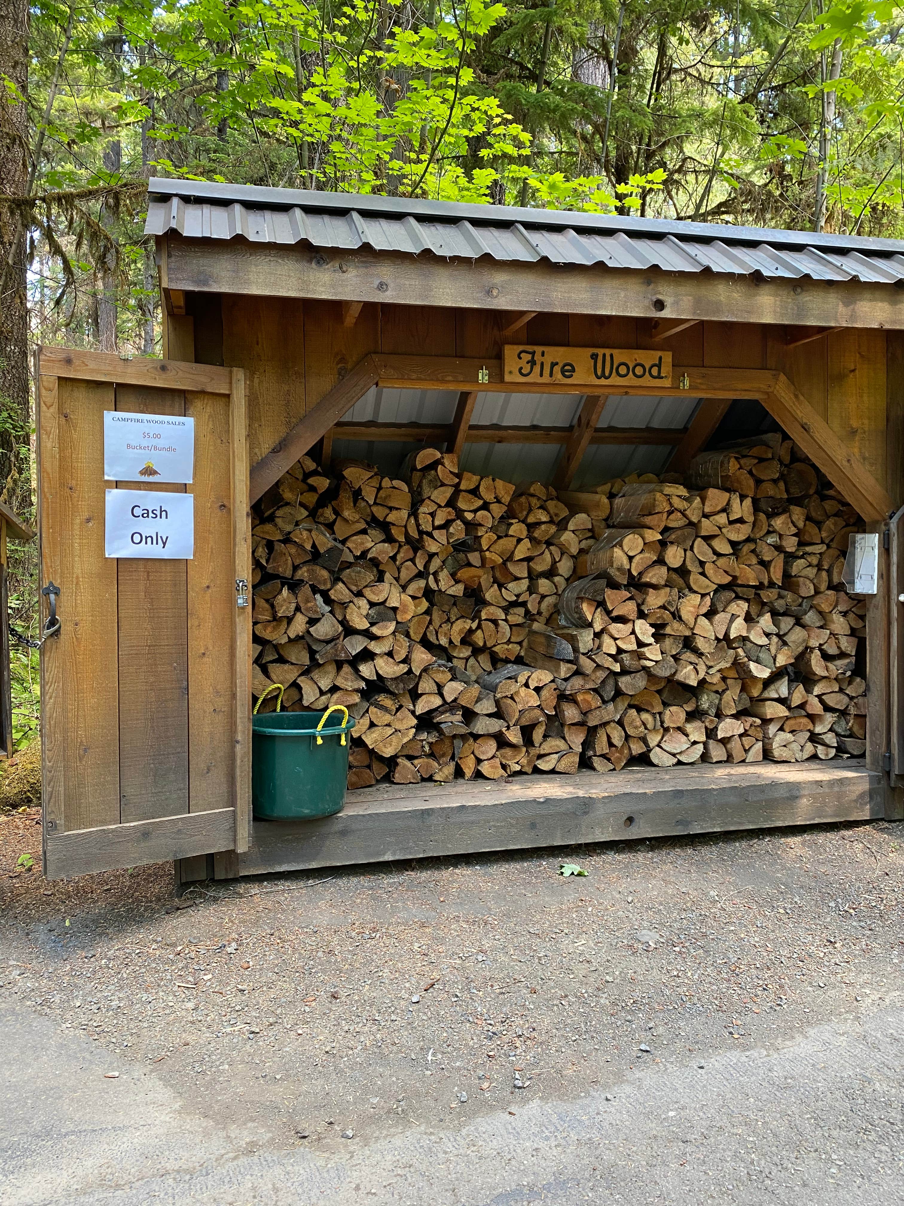 Annie C.'s photo of glamping accommodations at Susan Creek Campground near Elkton, OR