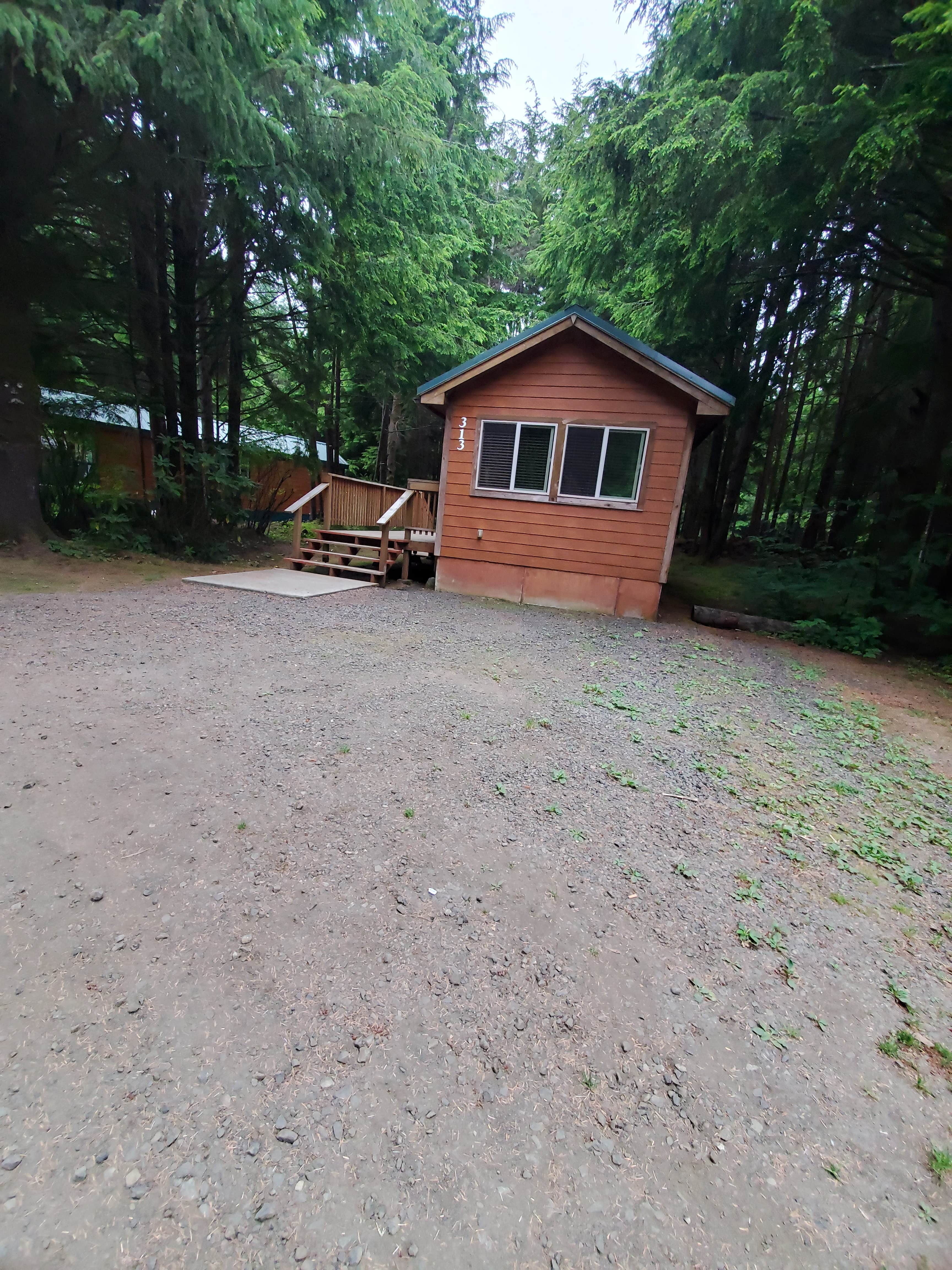 Angel R.'s photo of a cabin at Ocean Breeze RV Resort - KM Resorts near Matlock, WA