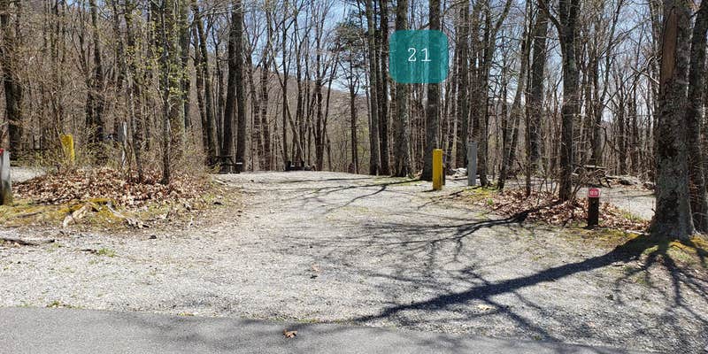Camper submitted image from Chestnut Hollow Horse Campground — Grayson Highlands State Park