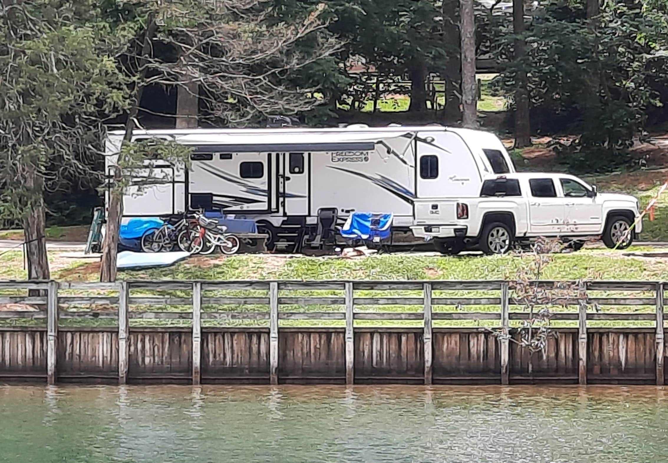 Sally C.'s photo of rv camping at Tugaloo State Park Campground near Lavonia, GA