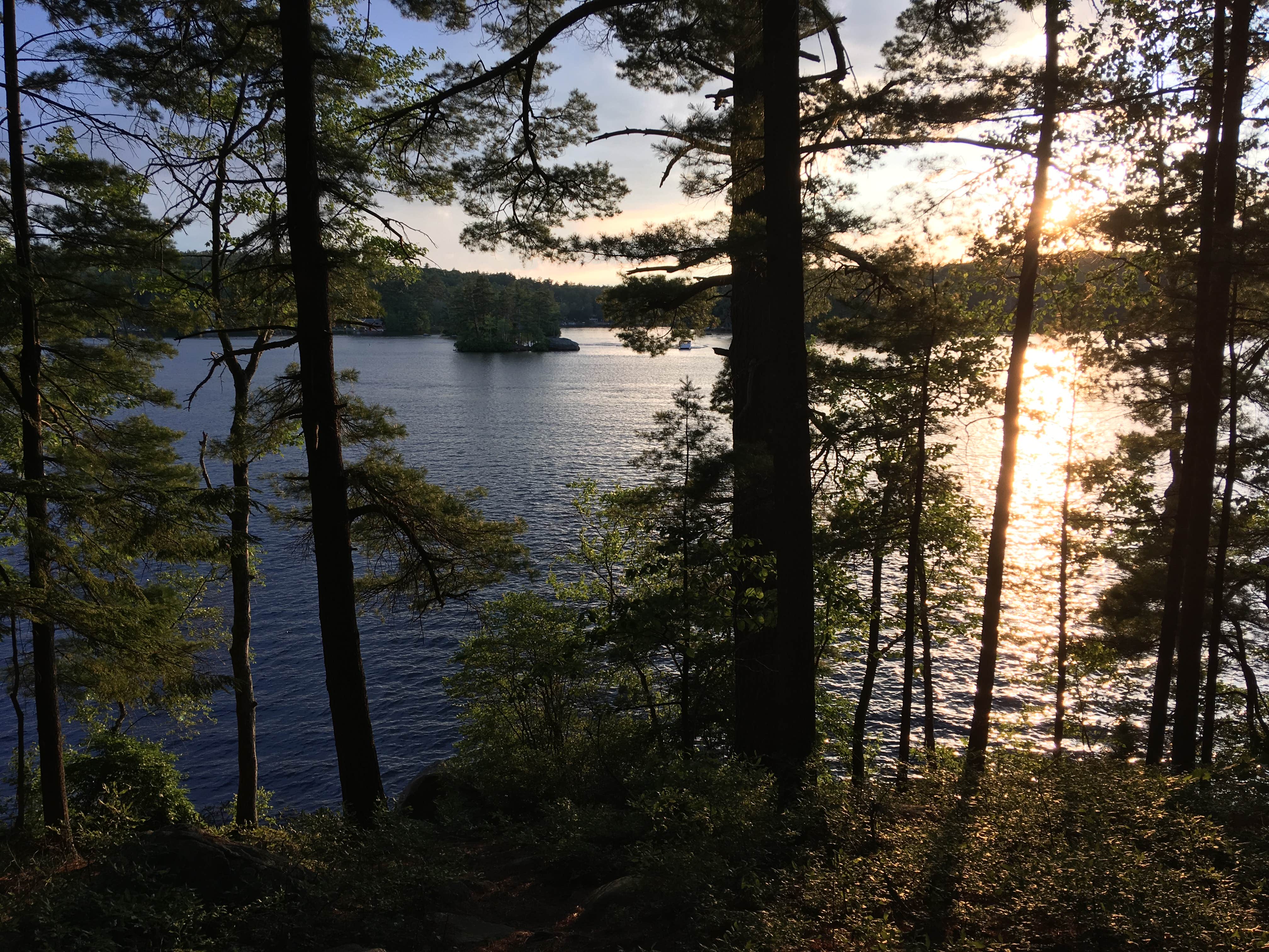Camper-submitted photo at Pawtuckaway State Park Campground in New Hampshire
