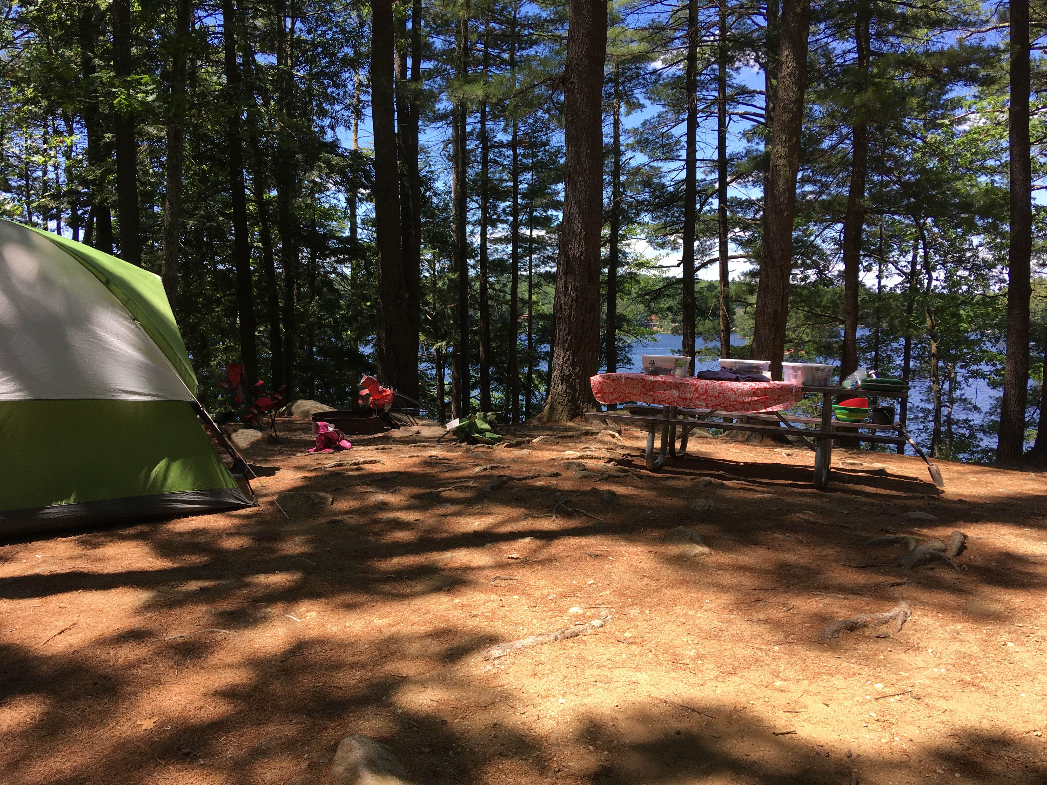 Camper-submitted photo at Pawtuckaway State Park Campground in New Hampshire