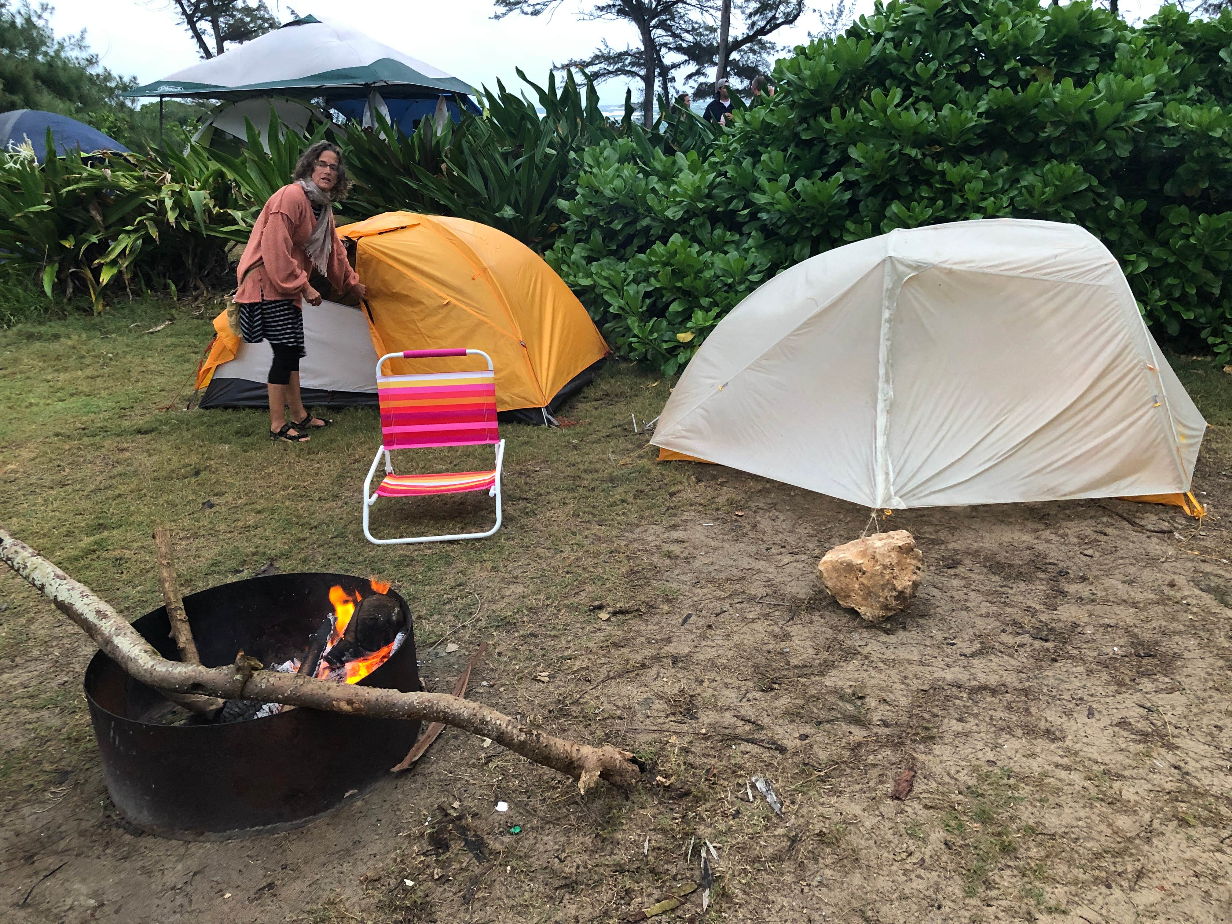 Stephanie Z.'s photo at Mālaekahana State Recreation Area Campground near Halawa, HI