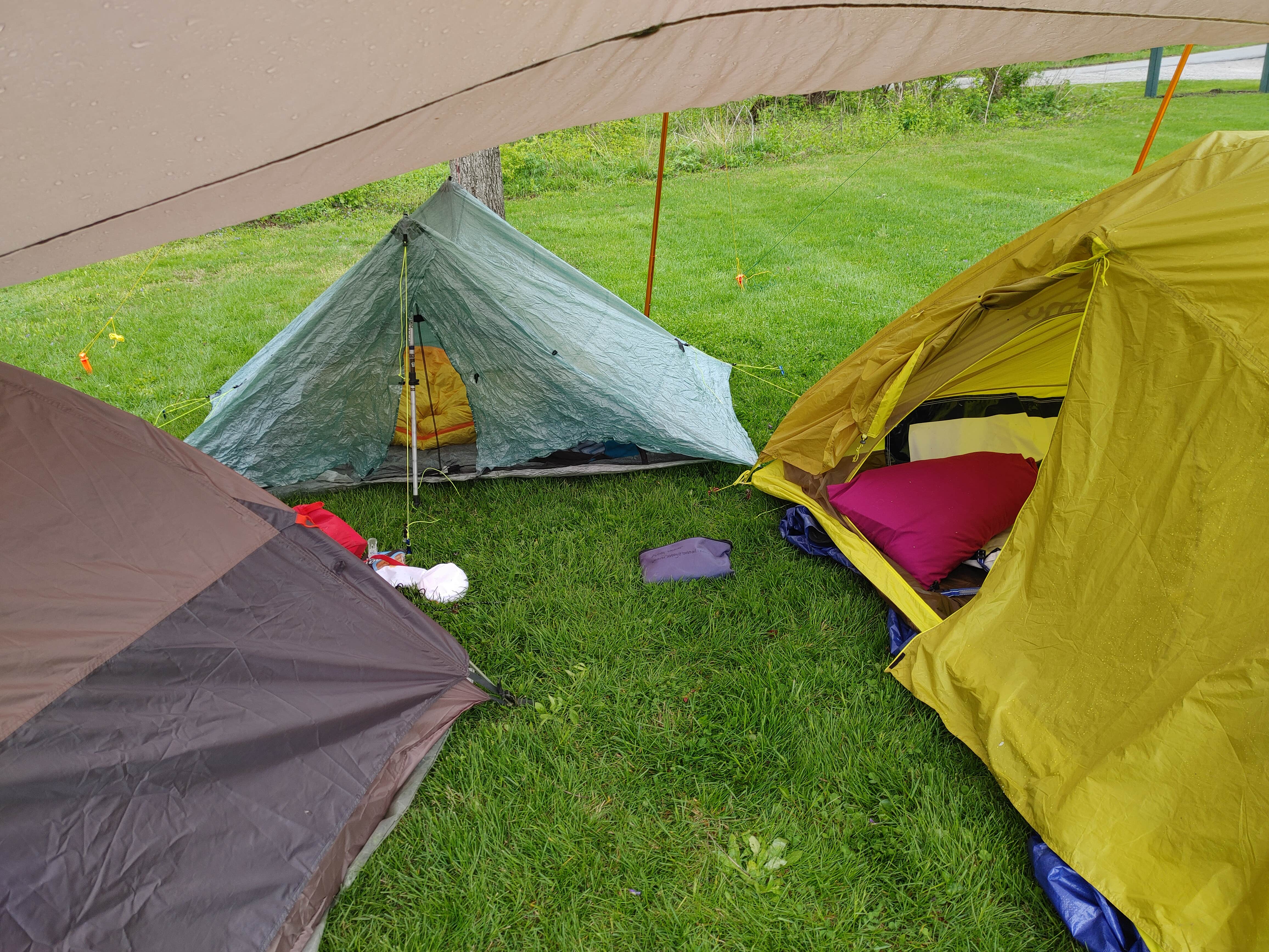 Kenpocentaur K.'s photo of tent camping at Jacoby Road Canoe Launch near Lockbourne, OH