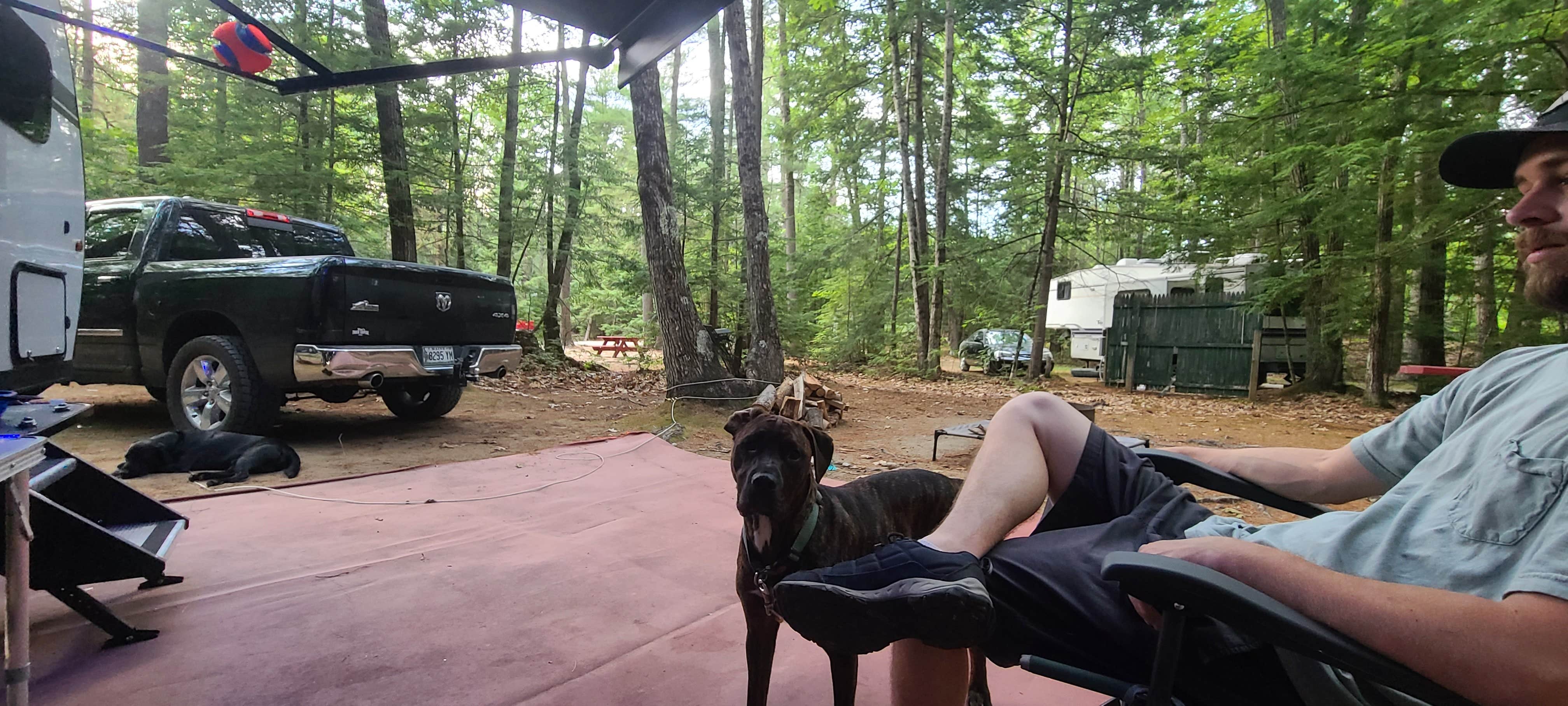 Mim J.'s photo of rv camping at Two Lakes Camping near Jay, ME