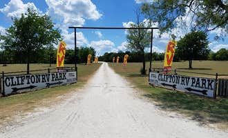 Camping near Meridian State Park Campground: Clifton RV Park, Meridian, Texas