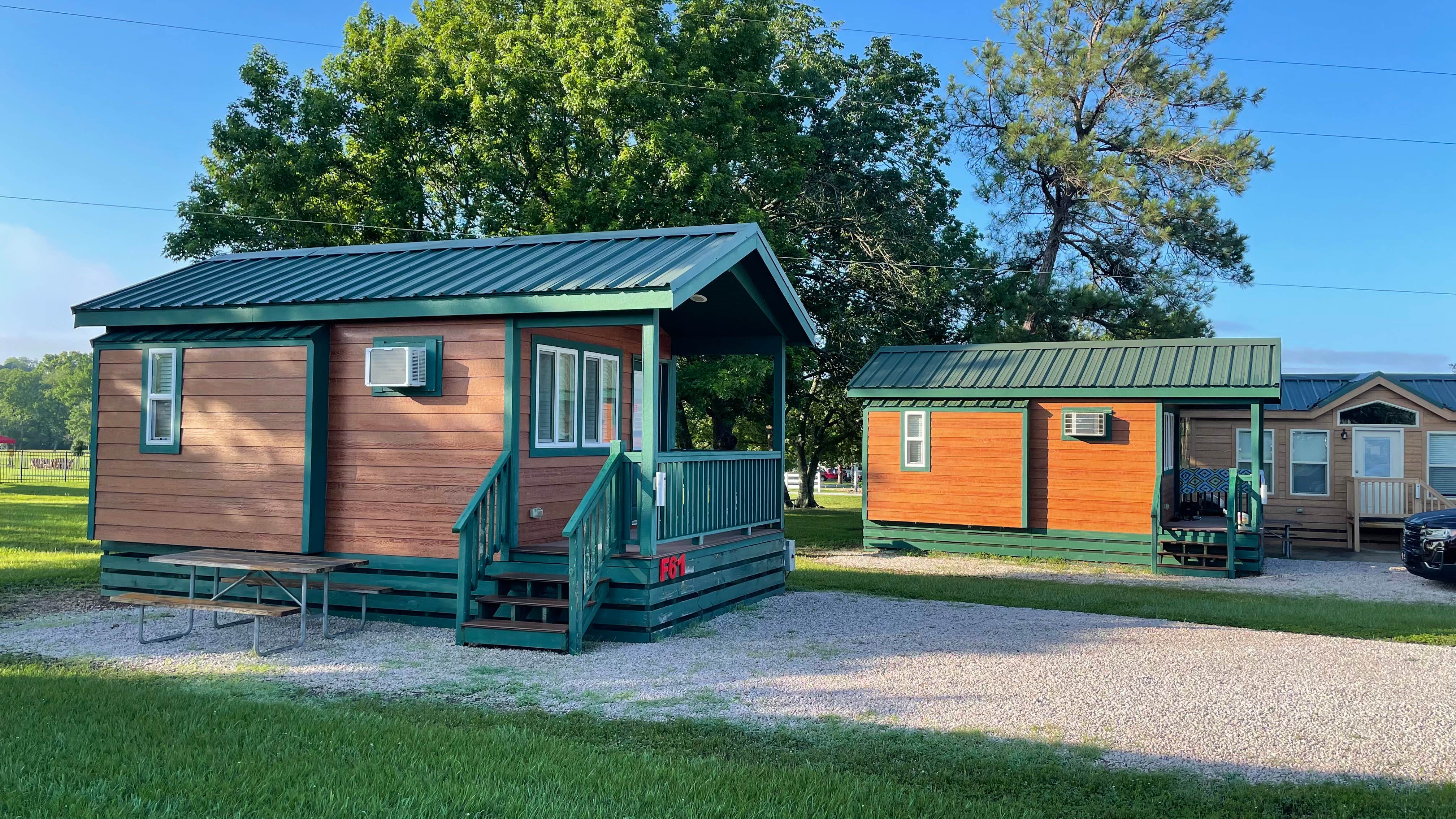 Keisha D.'s photo of glamping accommodations at Thousand Trails Lake Conroe near Cedar Creek, TX