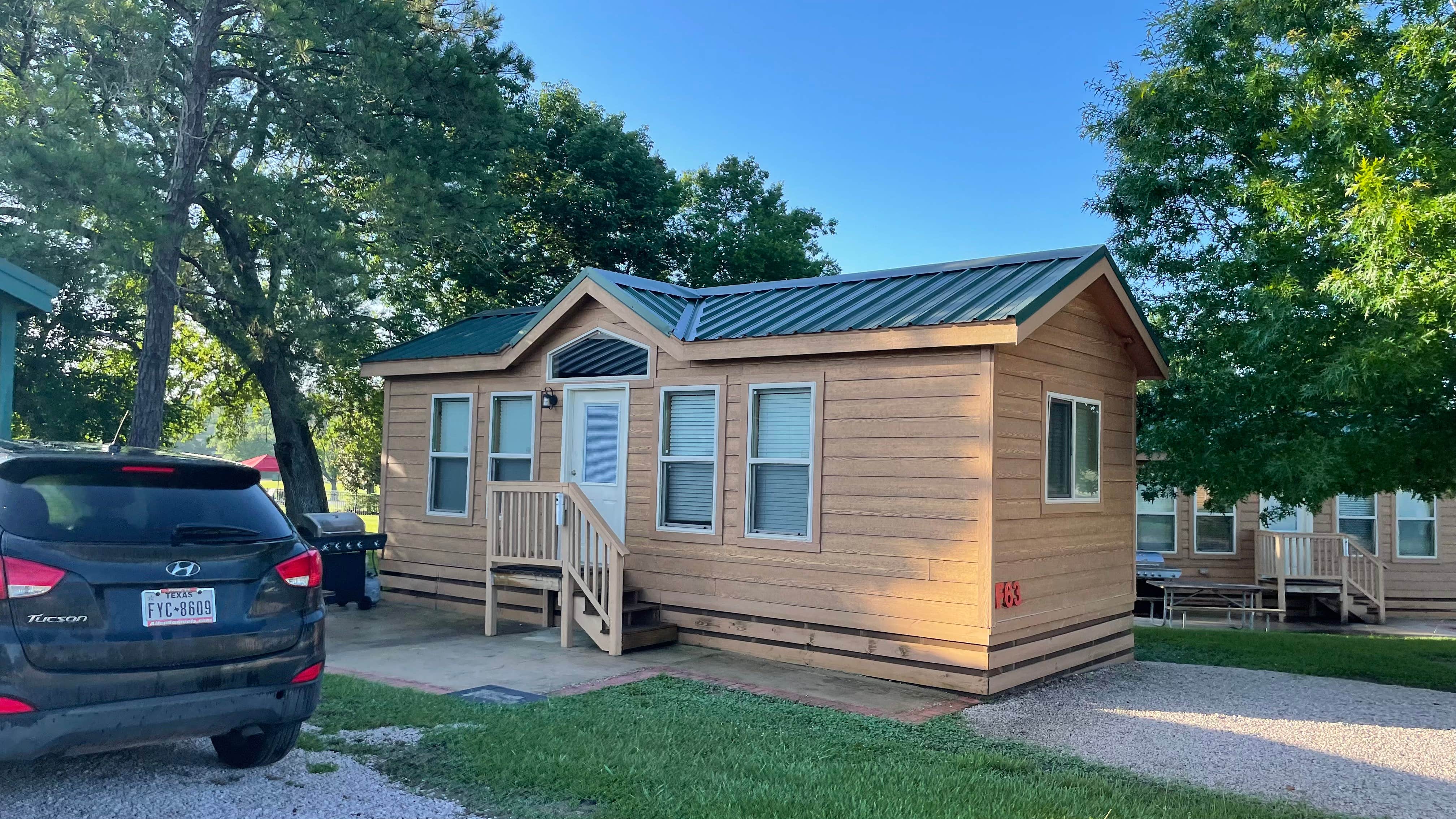 Keisha D.'s photo of glamping accommodations at Thousand Trails Lake Conroe near Ace, TX