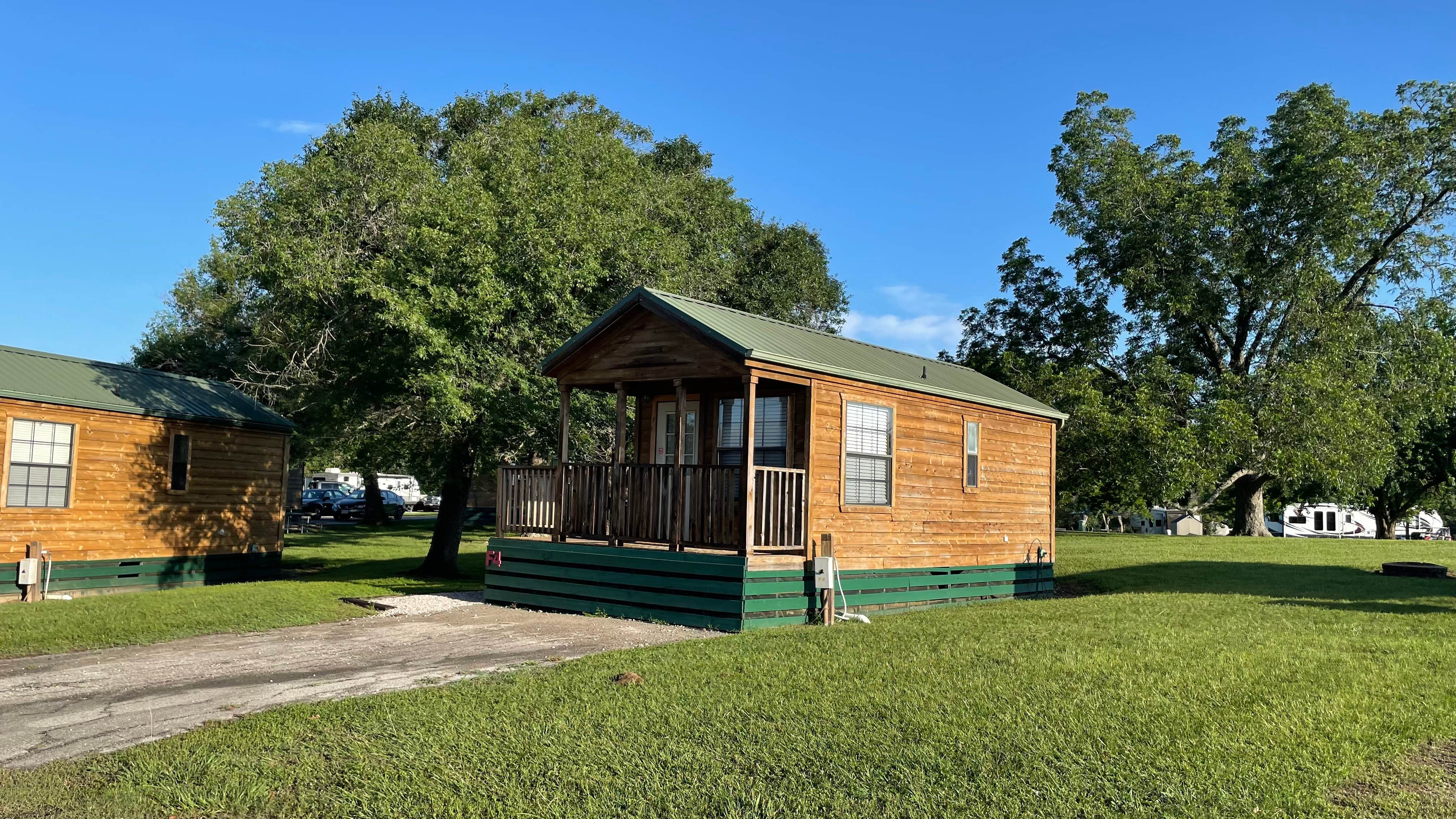 Keisha D.'s photo of glamping accommodations at Thousand Trails Lake Conroe near Bellaire, TX