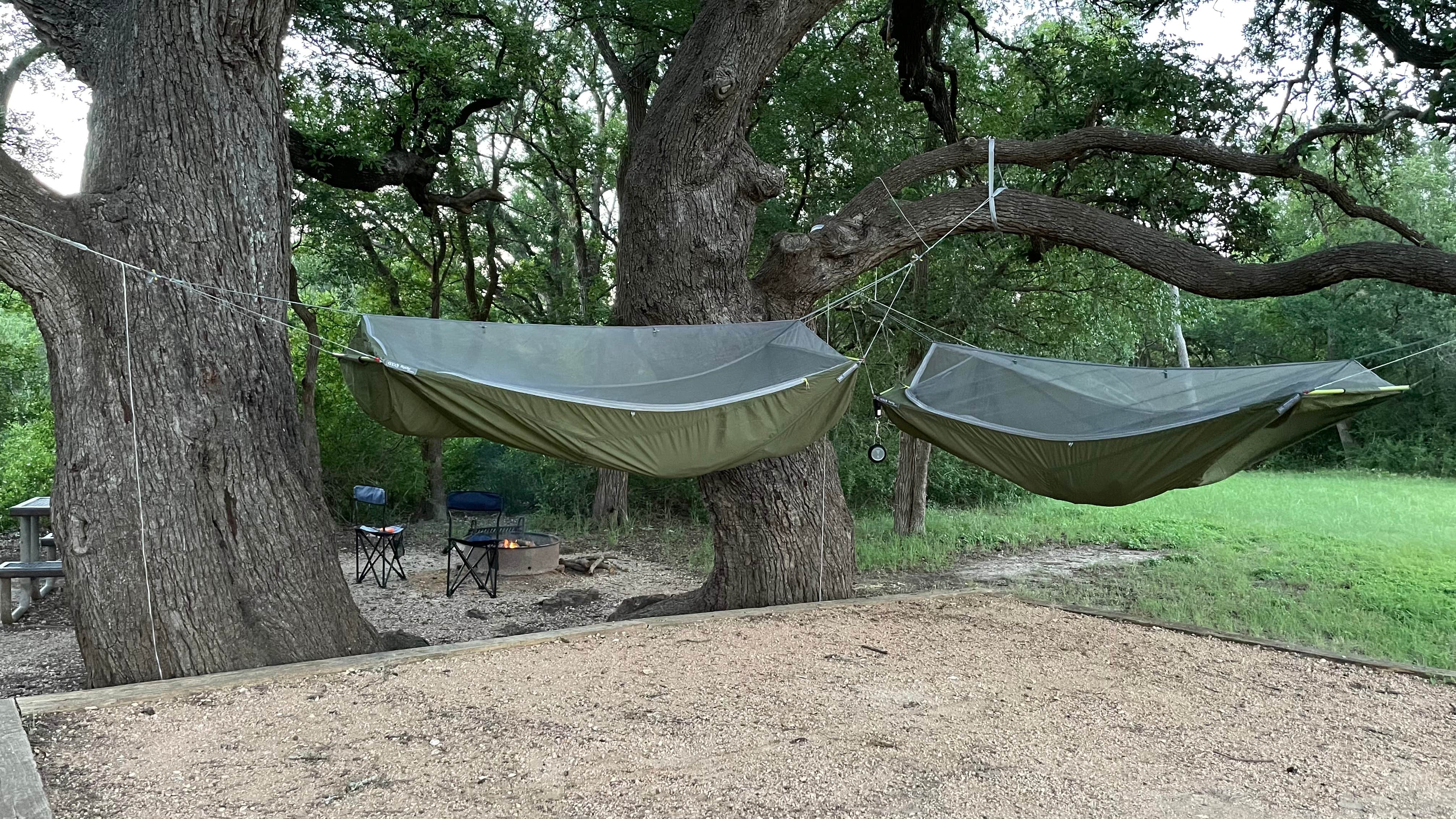 Keisha D.'s photo of tent camping at Tejas Park near Leander, TX