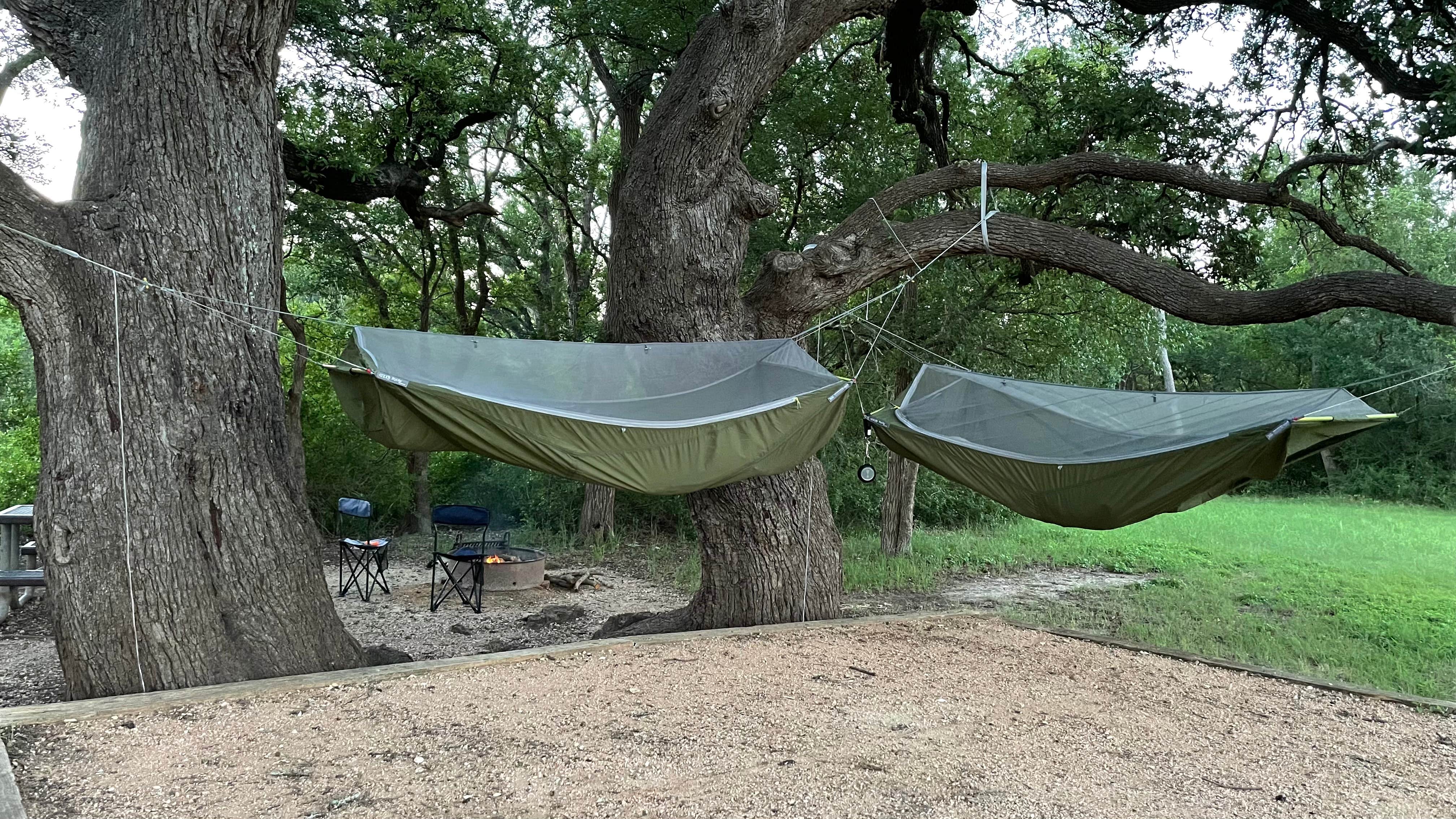 Keisha D.'s photo of tent camping at Tejas Park near Manor, TX