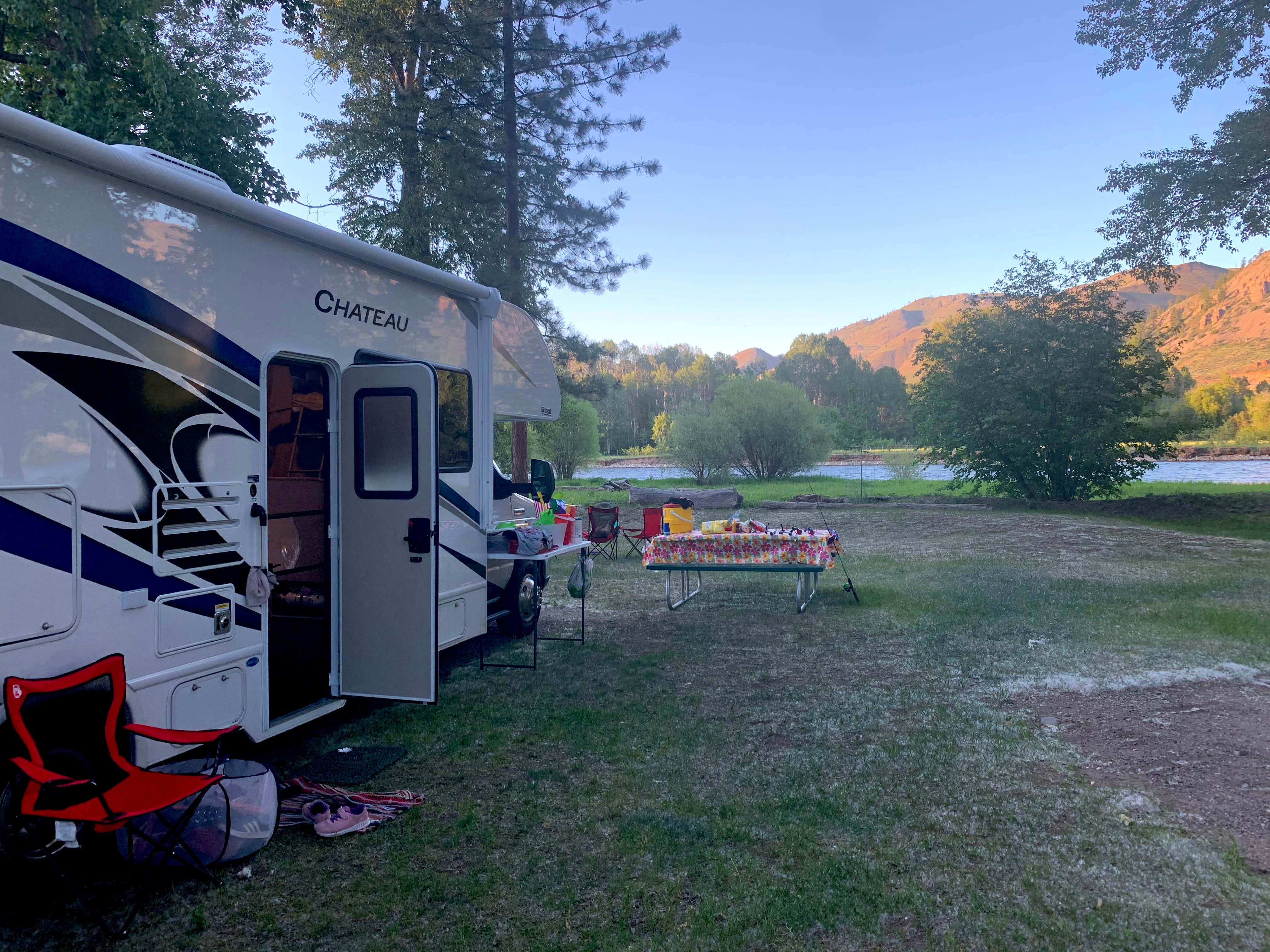 Jennifer H.'s photo of rv camping at Riverbend RV Park near Mazama, WA