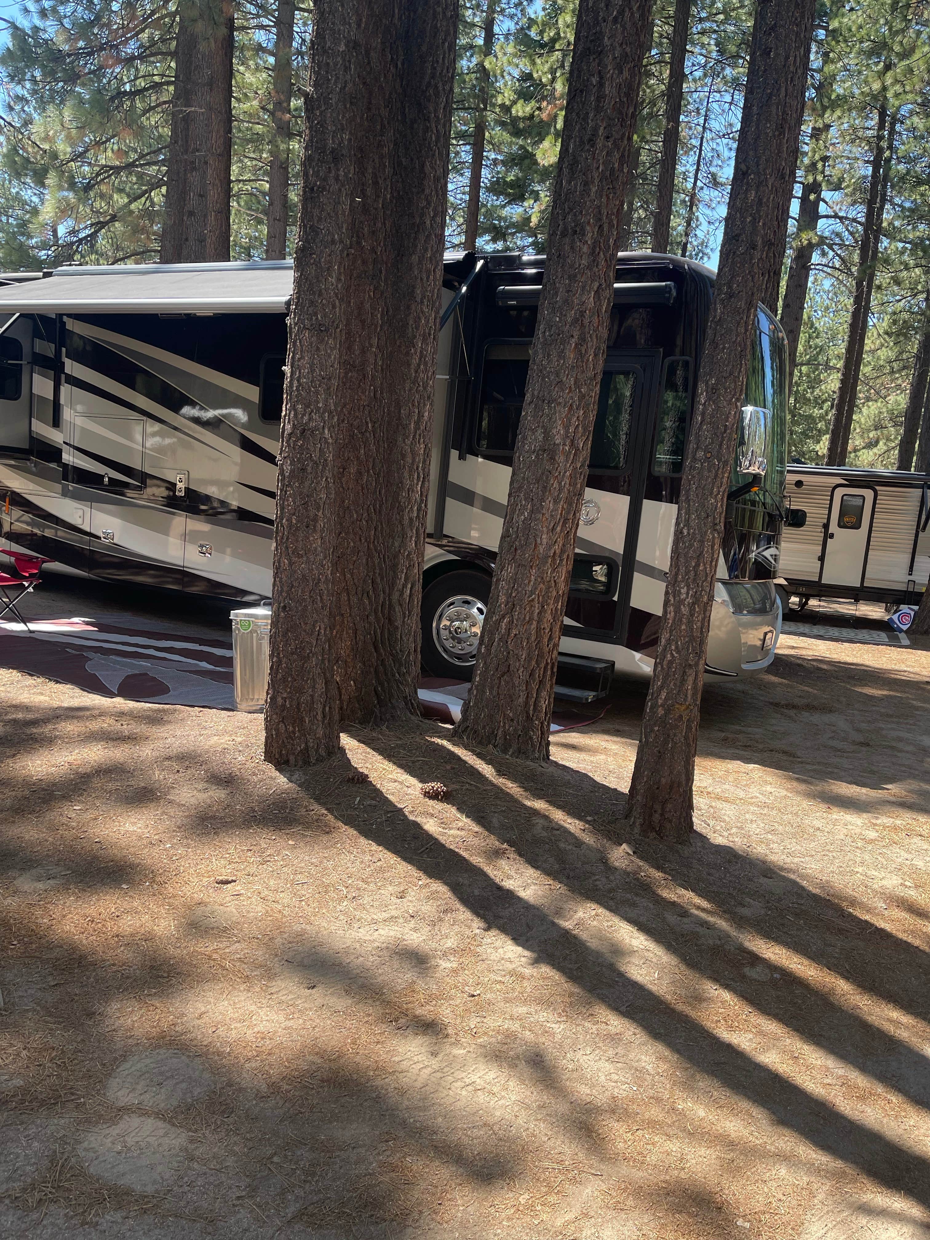 Angela C.'s photo of rv camping at Tahoe Valley Campground near Carnelian Bay, CA