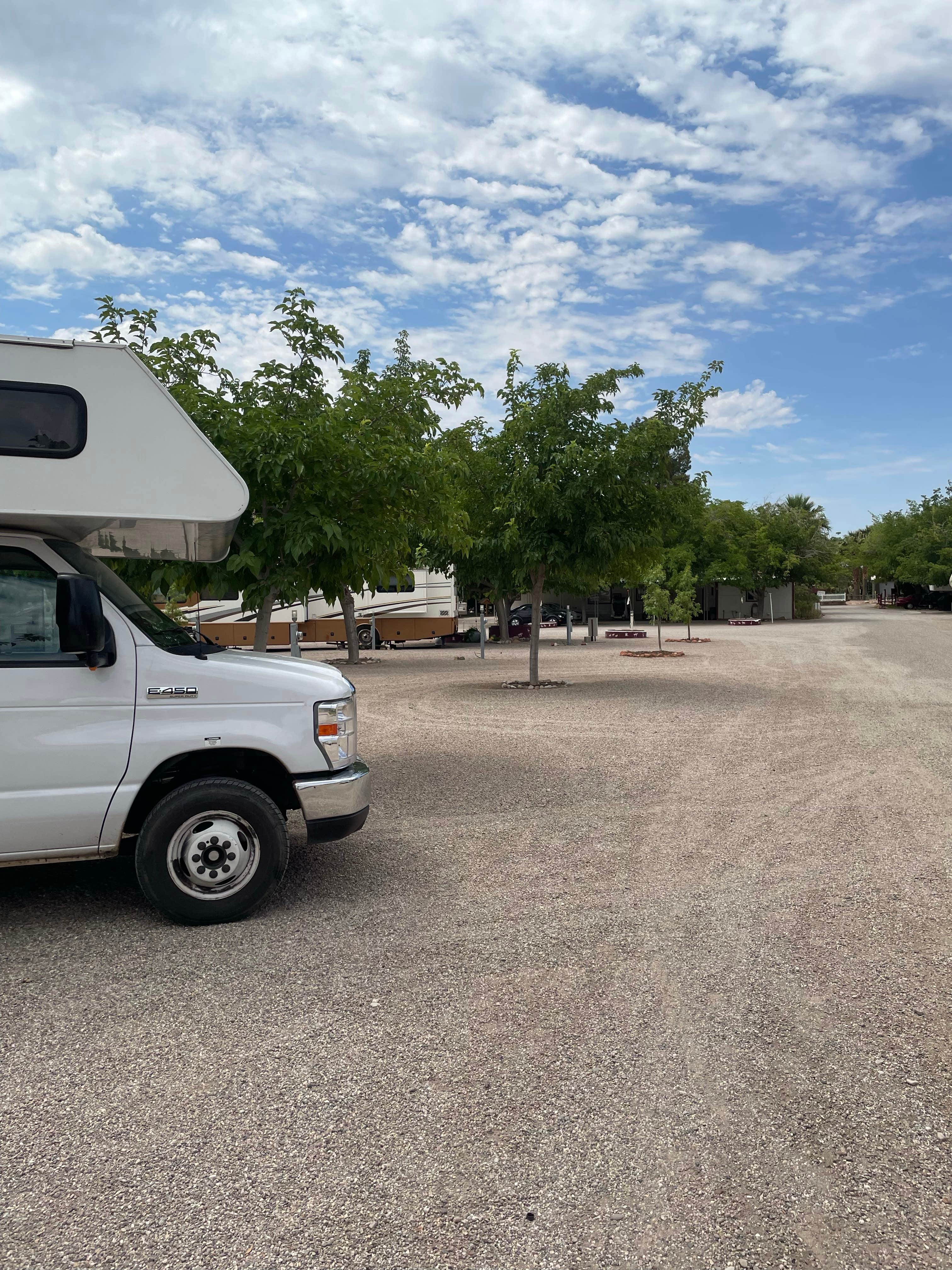 kristen's photo of rv camping at Chief Sleep Easy RV Park near Overton, NV