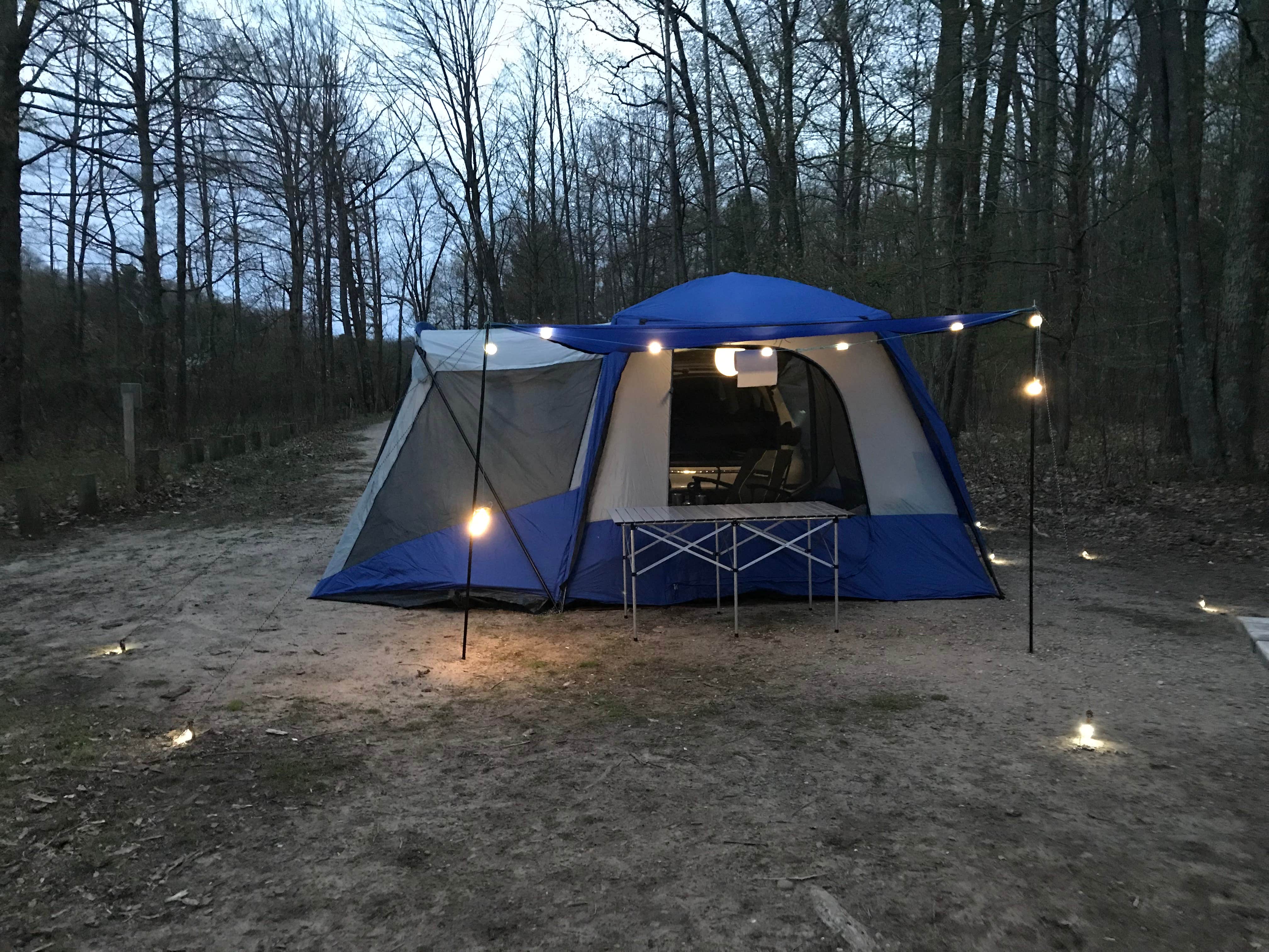 Agapes D.'s photo of a dispersed camping area at Huron-Manistee National Forest near Posen, MI