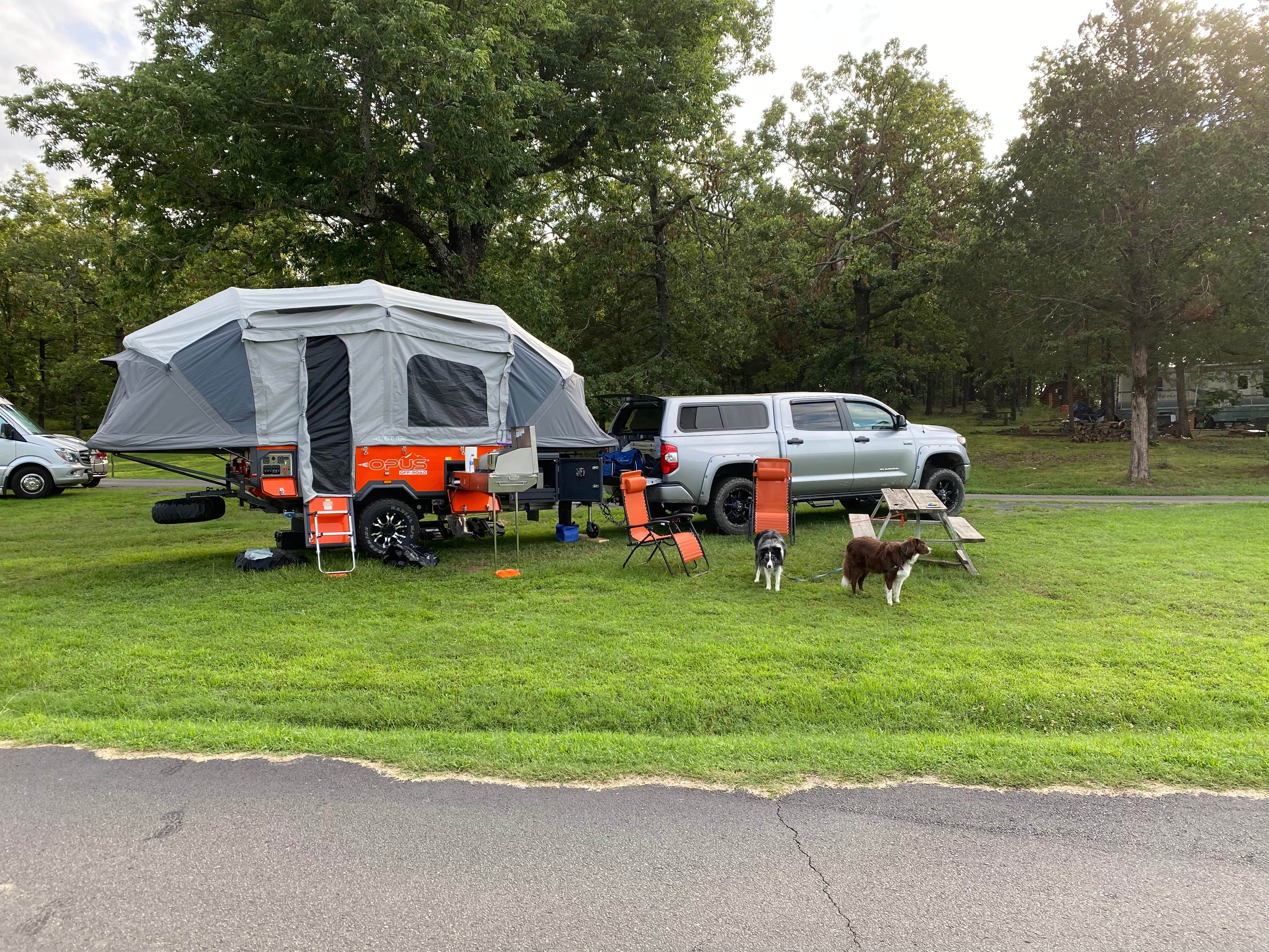 Kerrie C.&#x27;s photo of rv camping at Fort Smith-Alma RV Park near John Paul Hammerschmidt Lake