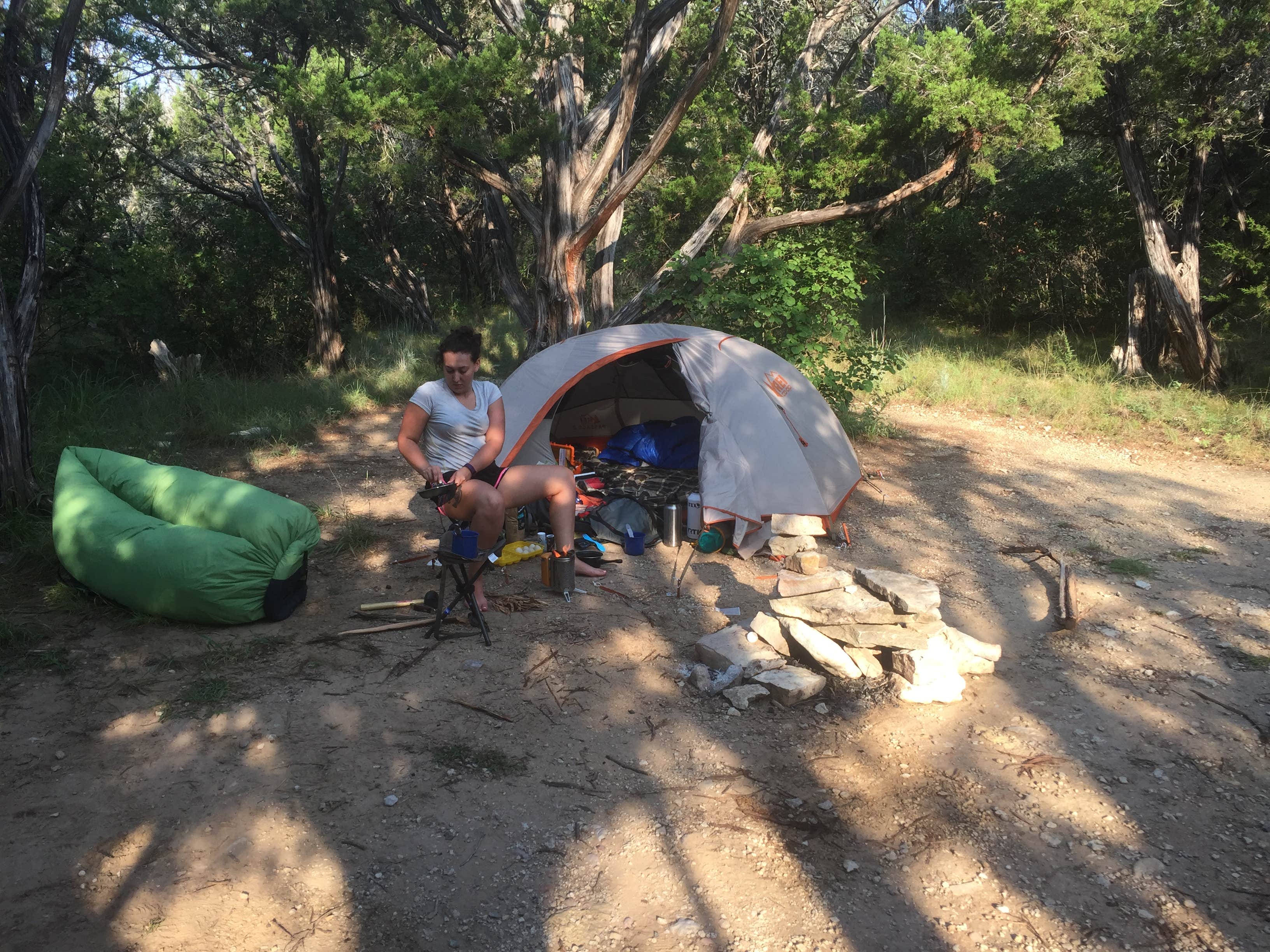 Camper-submitted photo at Dinosaur Valley State Park Campground near Weatherford, TX