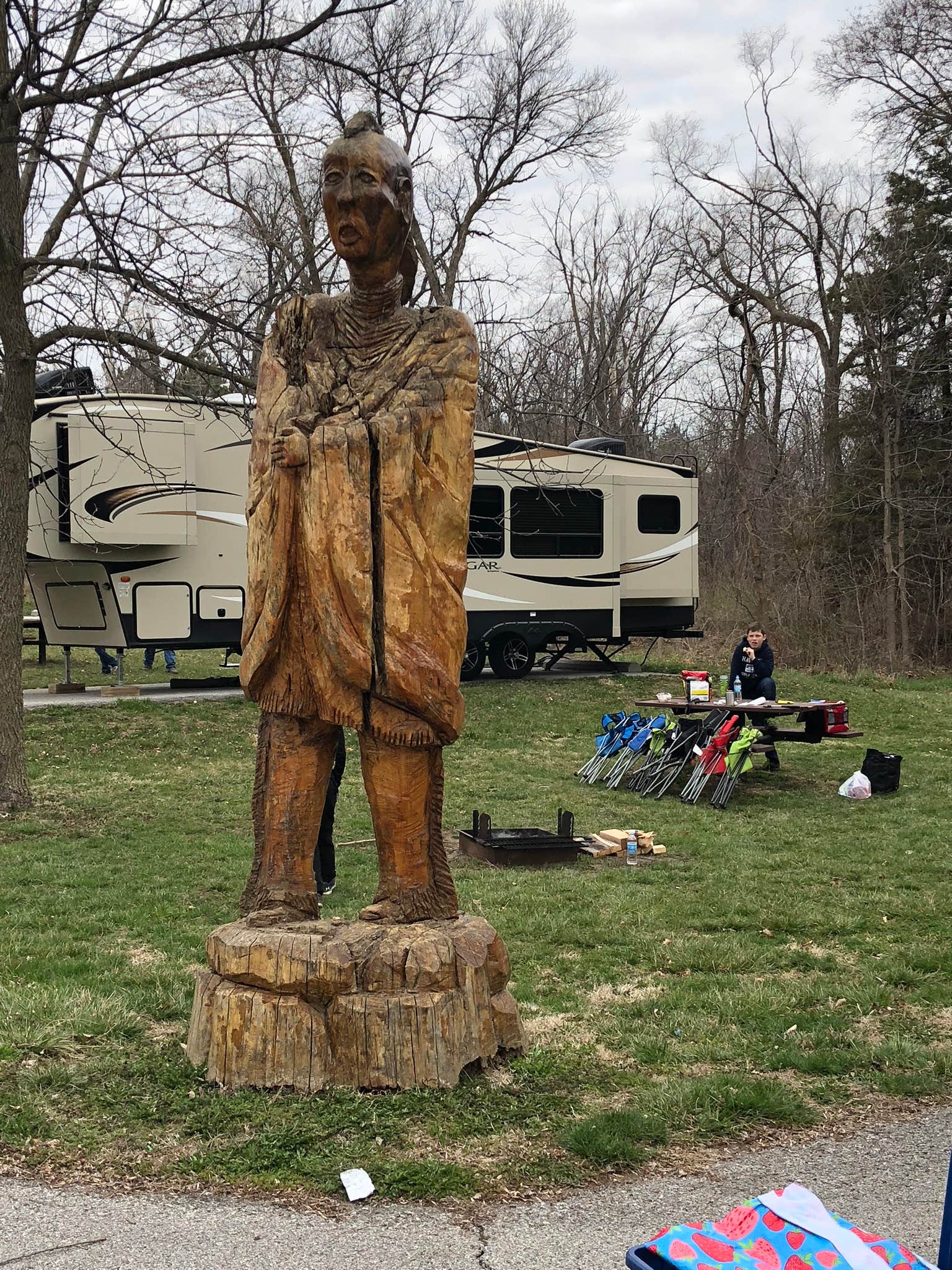 Joe R.'s photo of rv camping at Lakeview Campground — Pawnee State Recreation Area near Malcolm, NE