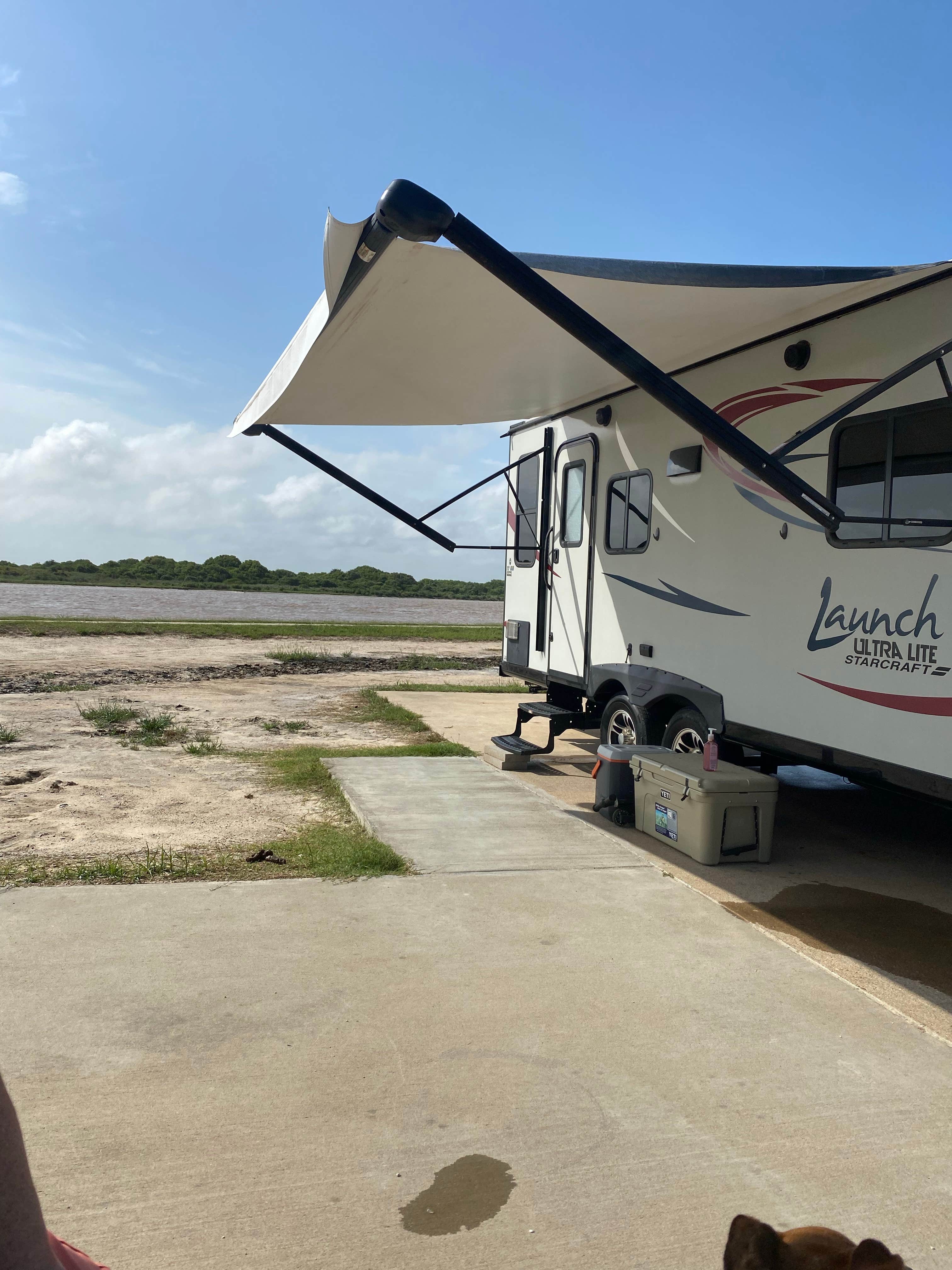 Leticia M.'s photo of rv camping at Matagorda Bay Nature Park near Edna, TX