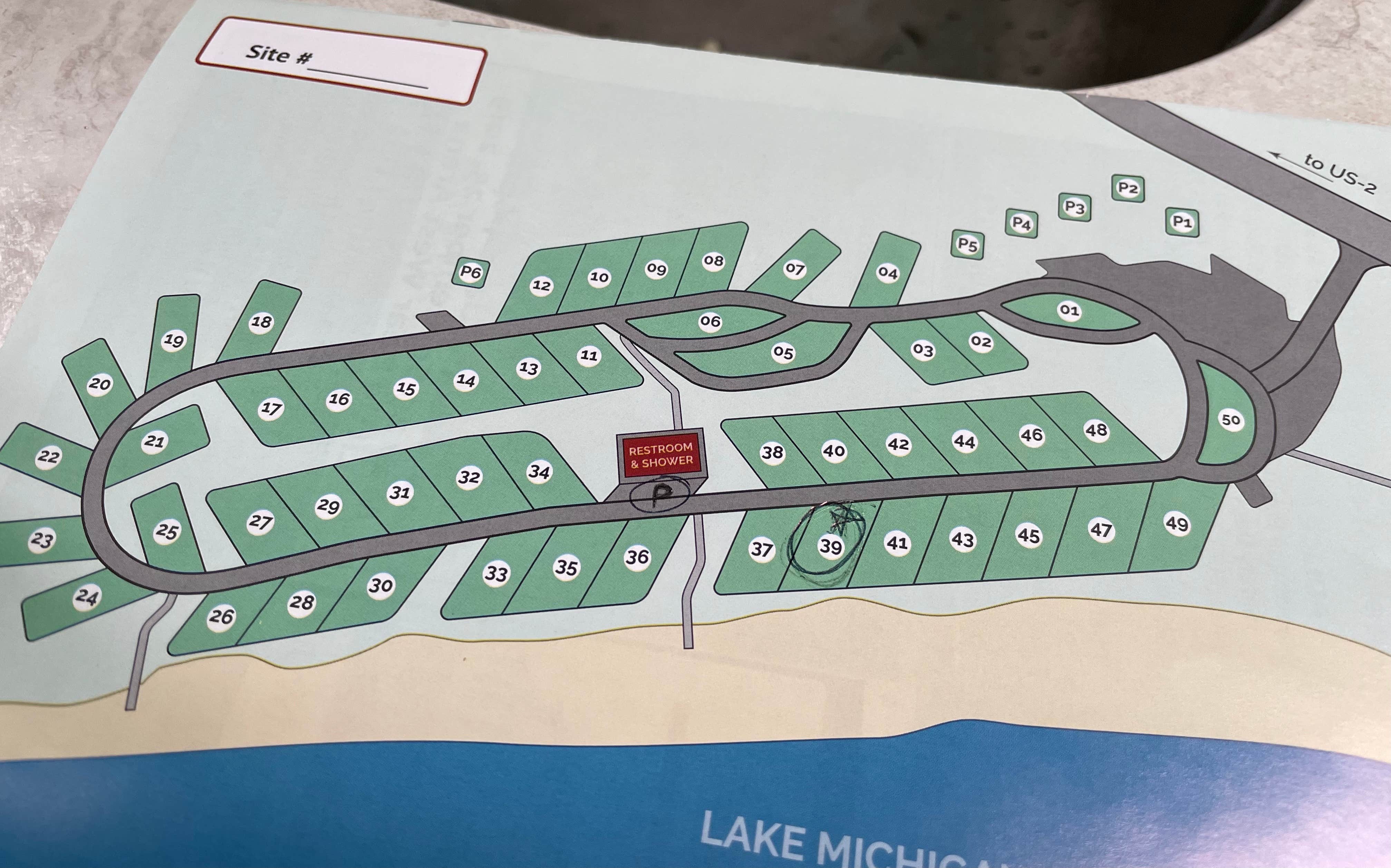 Camper submitted image from Manistique Lakeshore Campground - 5
