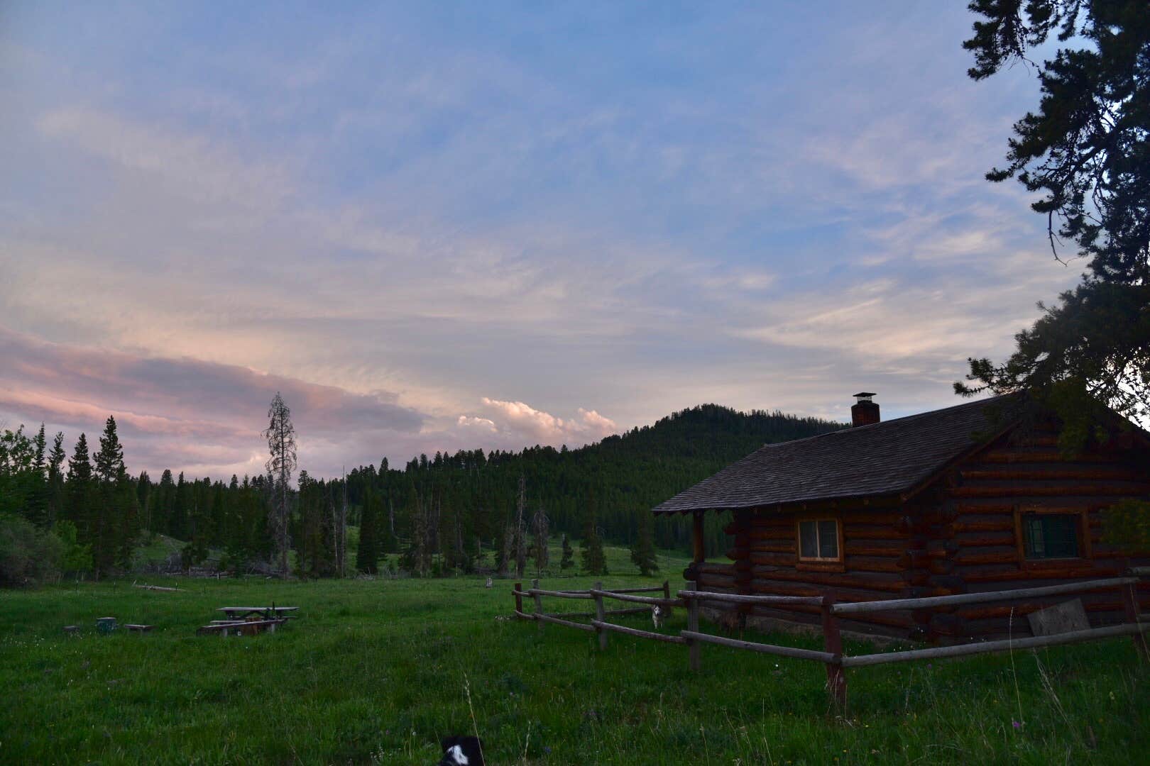 René M.'s photo of glamping accommodations at Ibex Cabin near Gallatin Gateway, MT