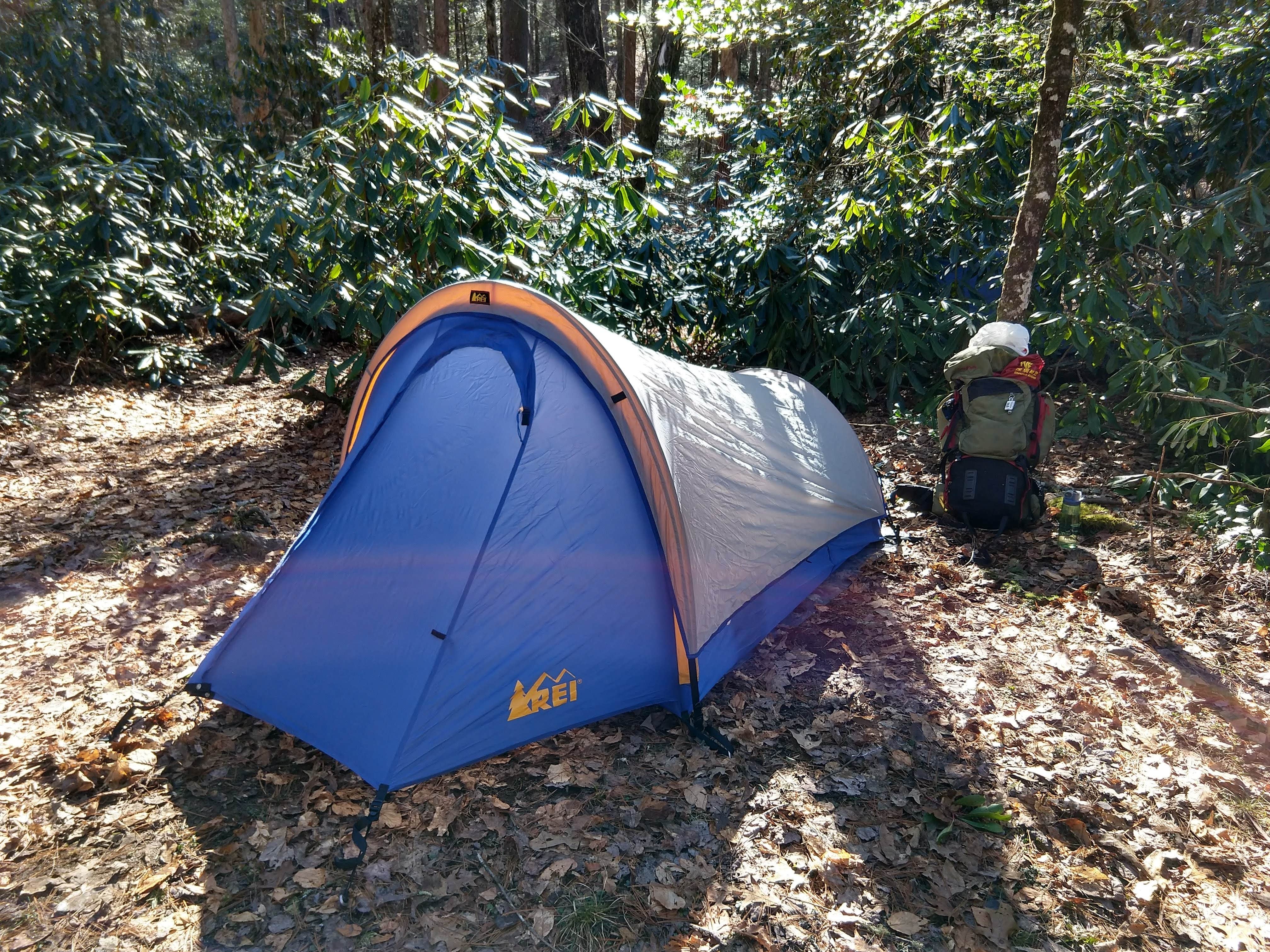 James T.'s photo of tent camping at Burrells Ford near Anderson, SC