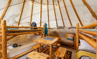 Linda's photo of glamping accommodations at Missoula KOA Holiday near Clinton, MT