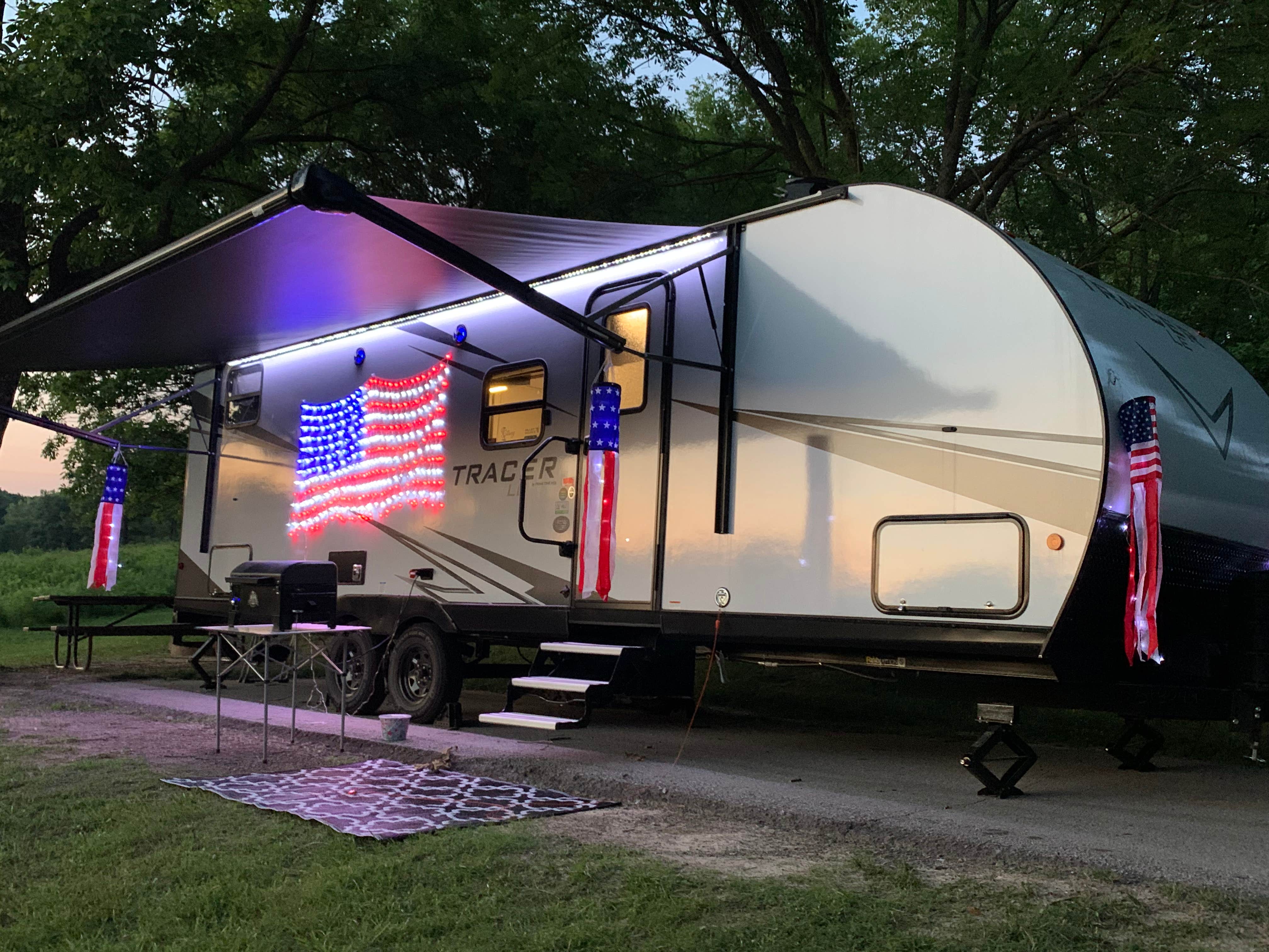LeAnne B.'s photo of rv camping at Ash Grove Campground — Indian Cave State Park near Hiawatha, KS