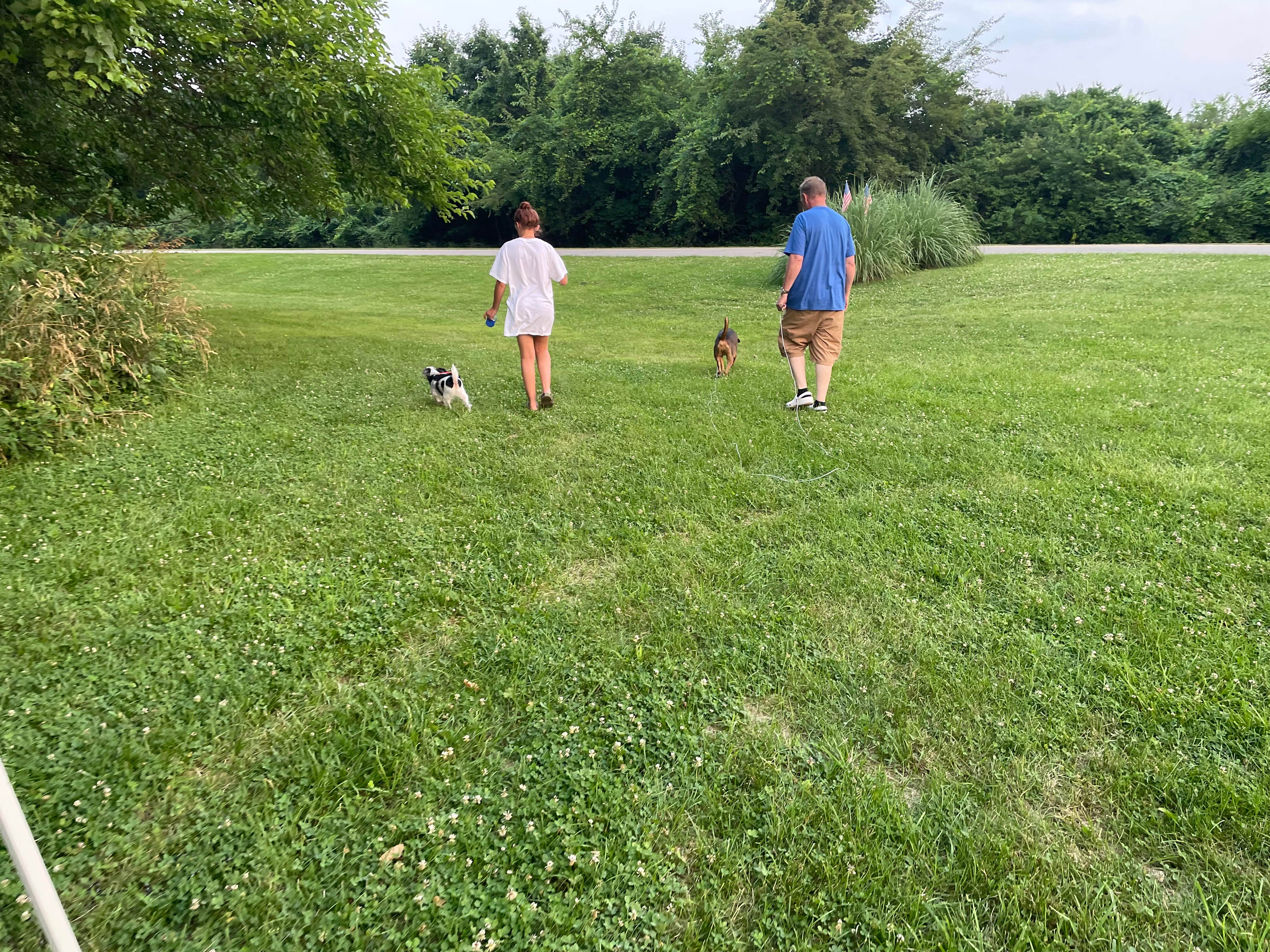 Melissa M.'s photo of camping with pets at Buck Creek State Park Campground near Medway, OH