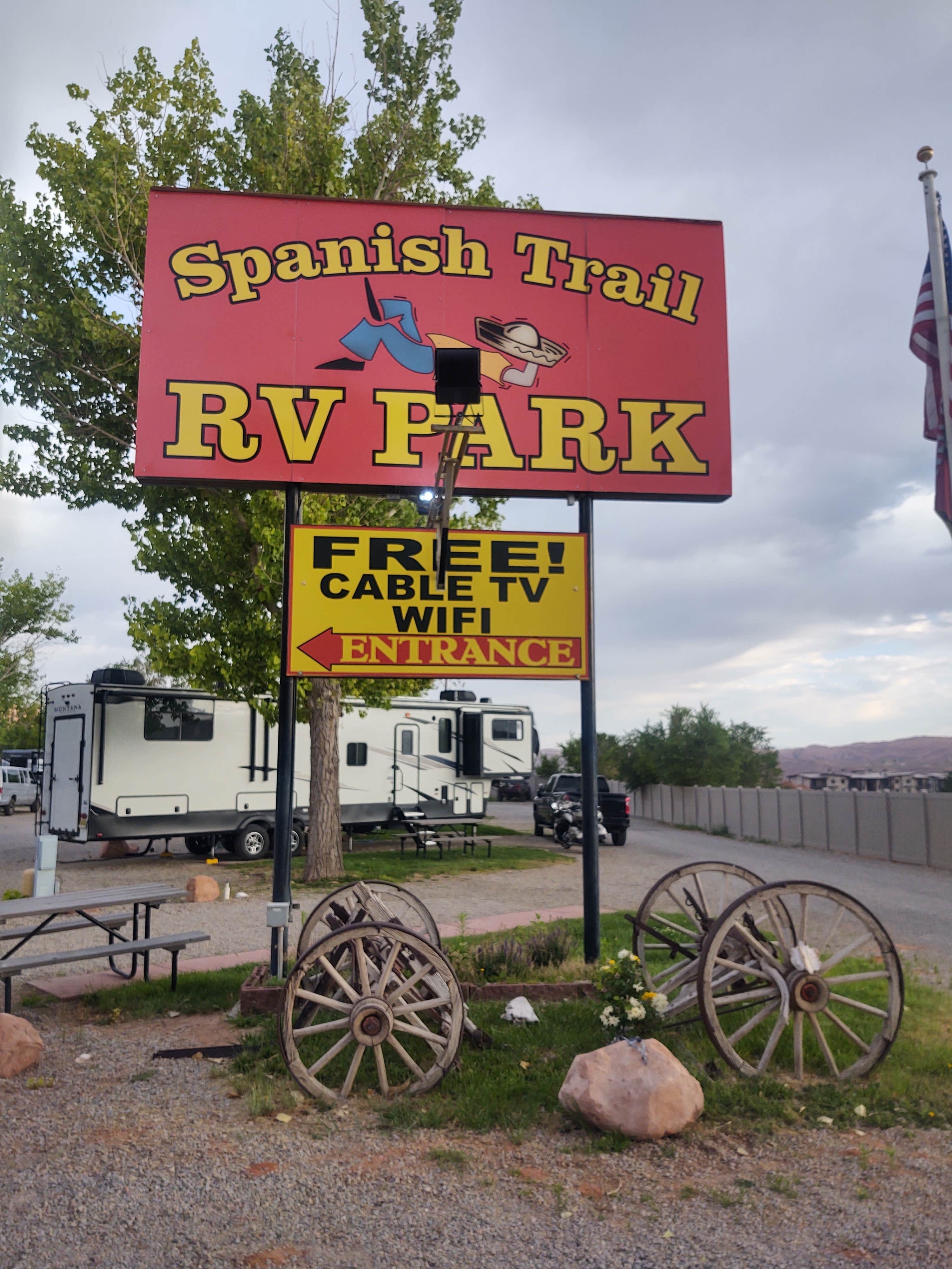 Timothy T.'s photo of rv camping at Spanish Trails RV Park near Cisco, UT