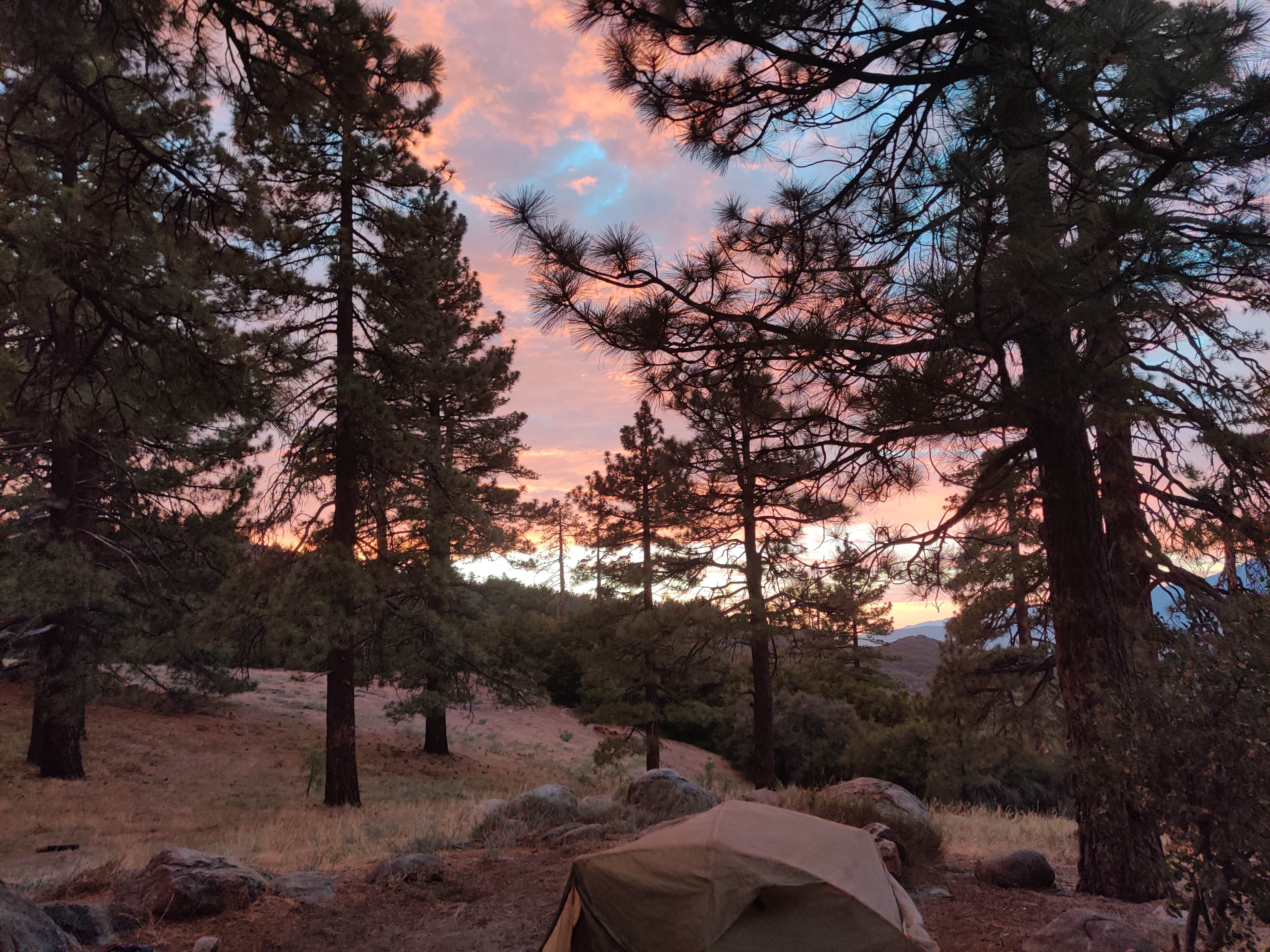 paul B.'s photo of tent camping at Ramona Campground near Wildomar, CA