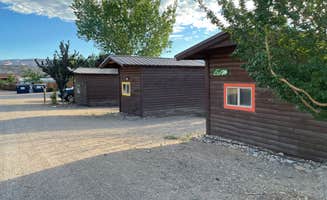 kristen's photo of a cabin at Canyons of Escalante RV Park near Dixie National Forest