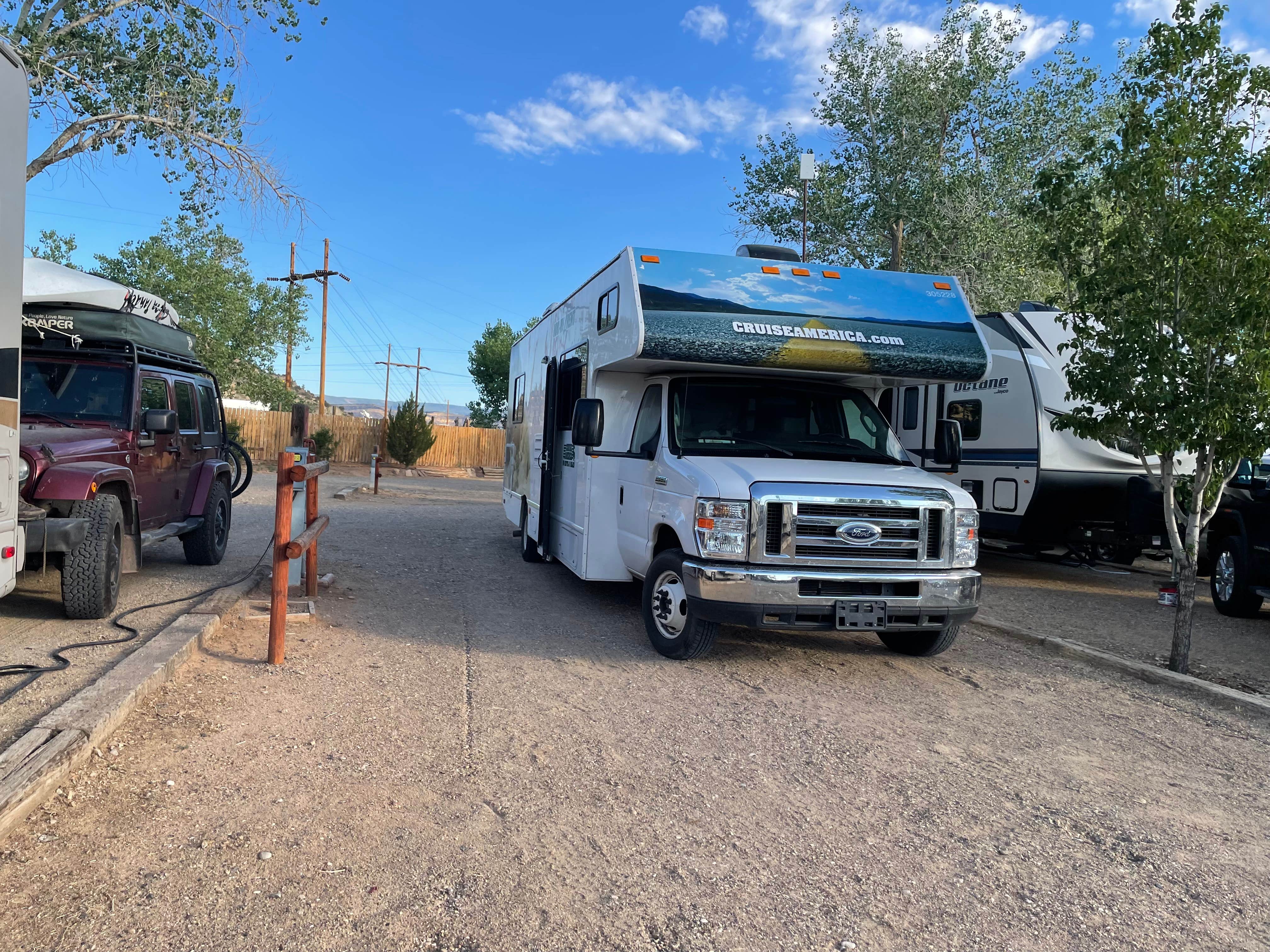 kristen's photo of rv camping at Canyons of Escalante RV Park near Escalante, UT