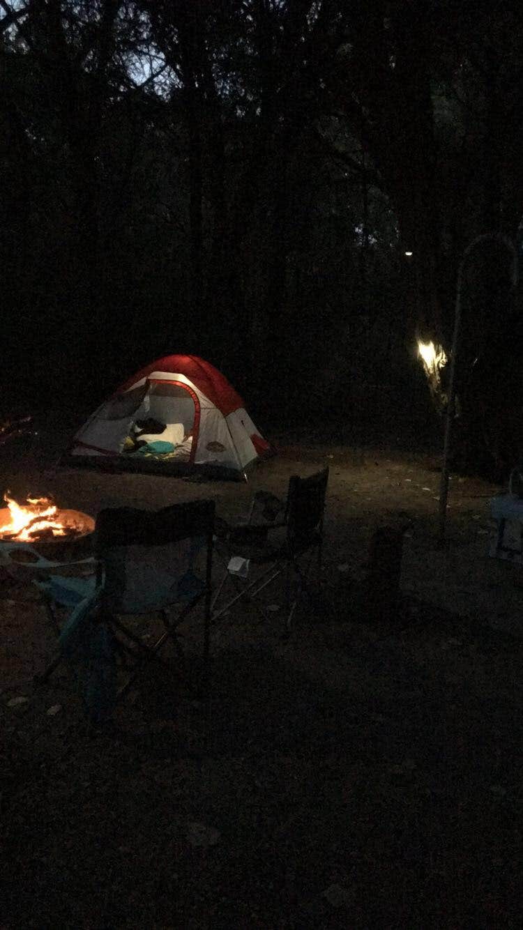 Amanda C.'s photo at Cleburne State Park Campground near Burleson, TX