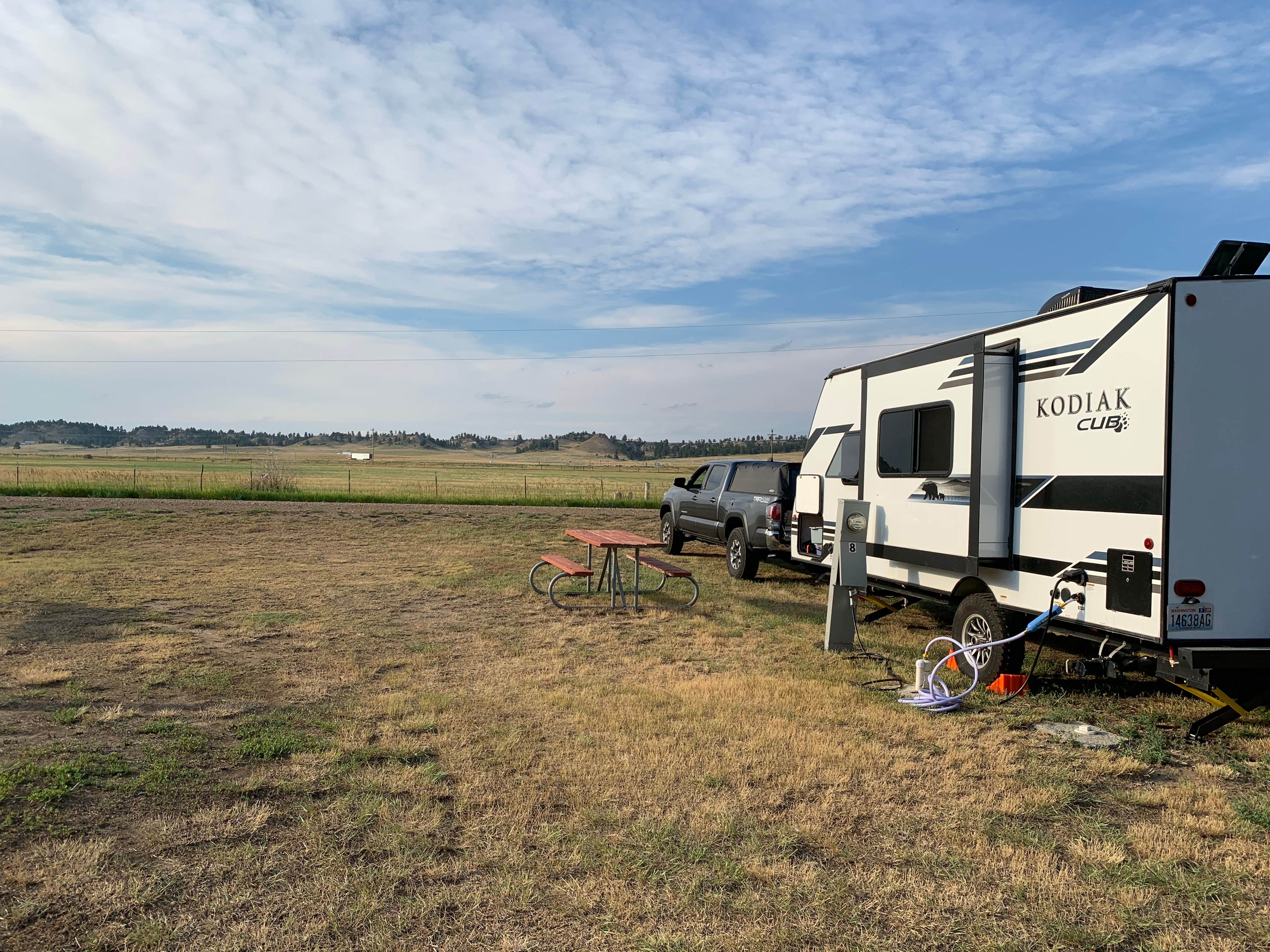 Jeanine D.'s photo of rv camping at Wayside RV Park near Custer National Forest