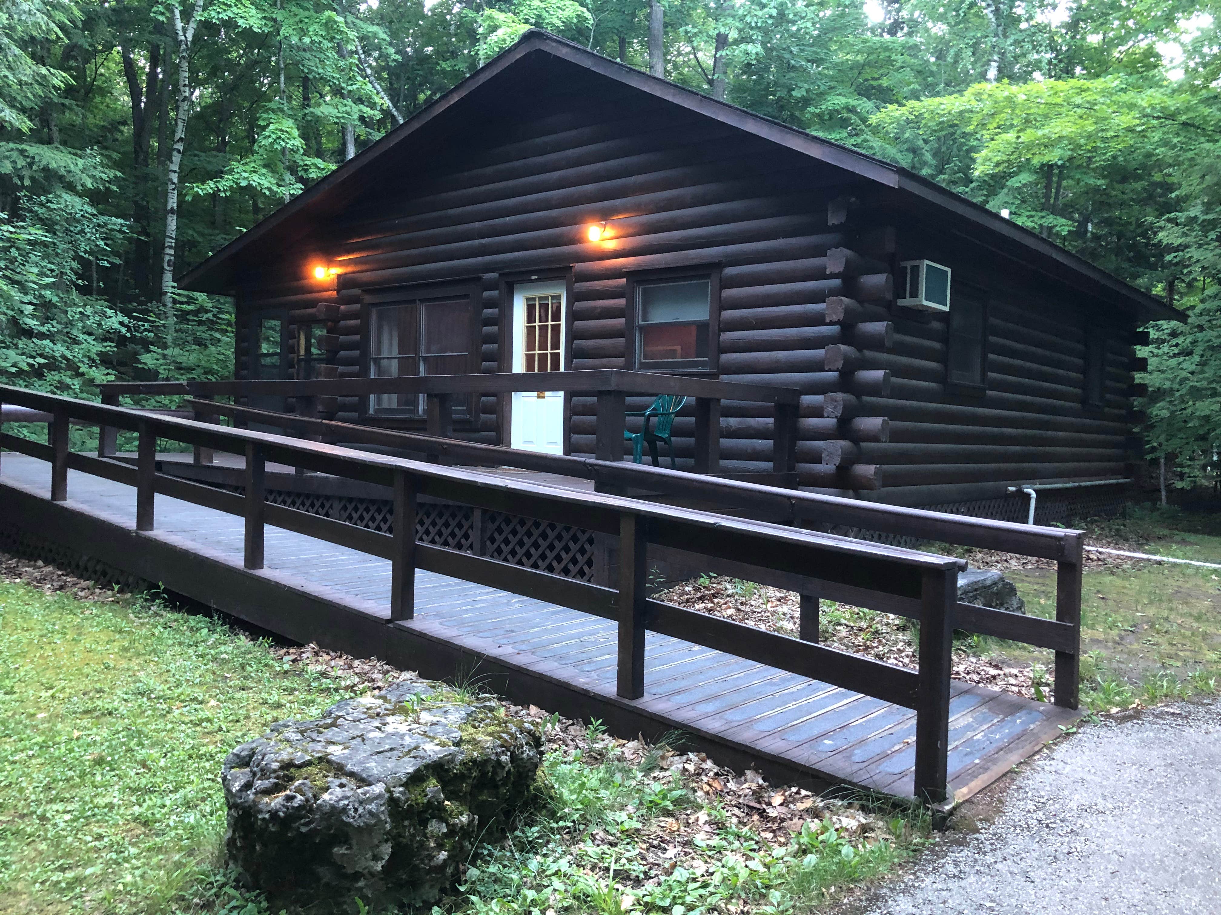 Lee D.'s photo of a cabin at Daisy Field Campground — Potawatomi State Park near Stephenson, MI