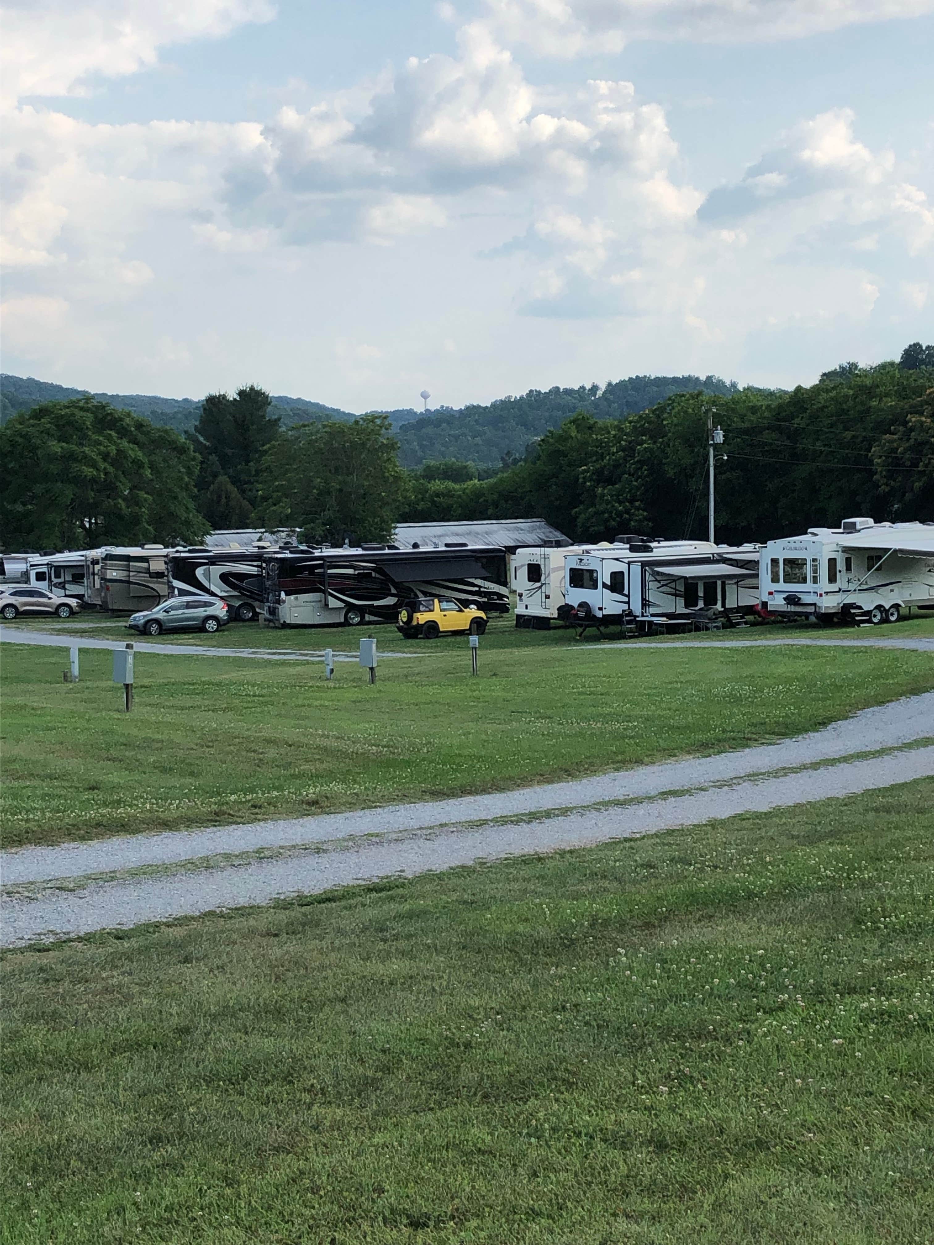 Brenda L.'s photo of rv camping at Dumplin Valley Farm RV Park near La Follette, TN