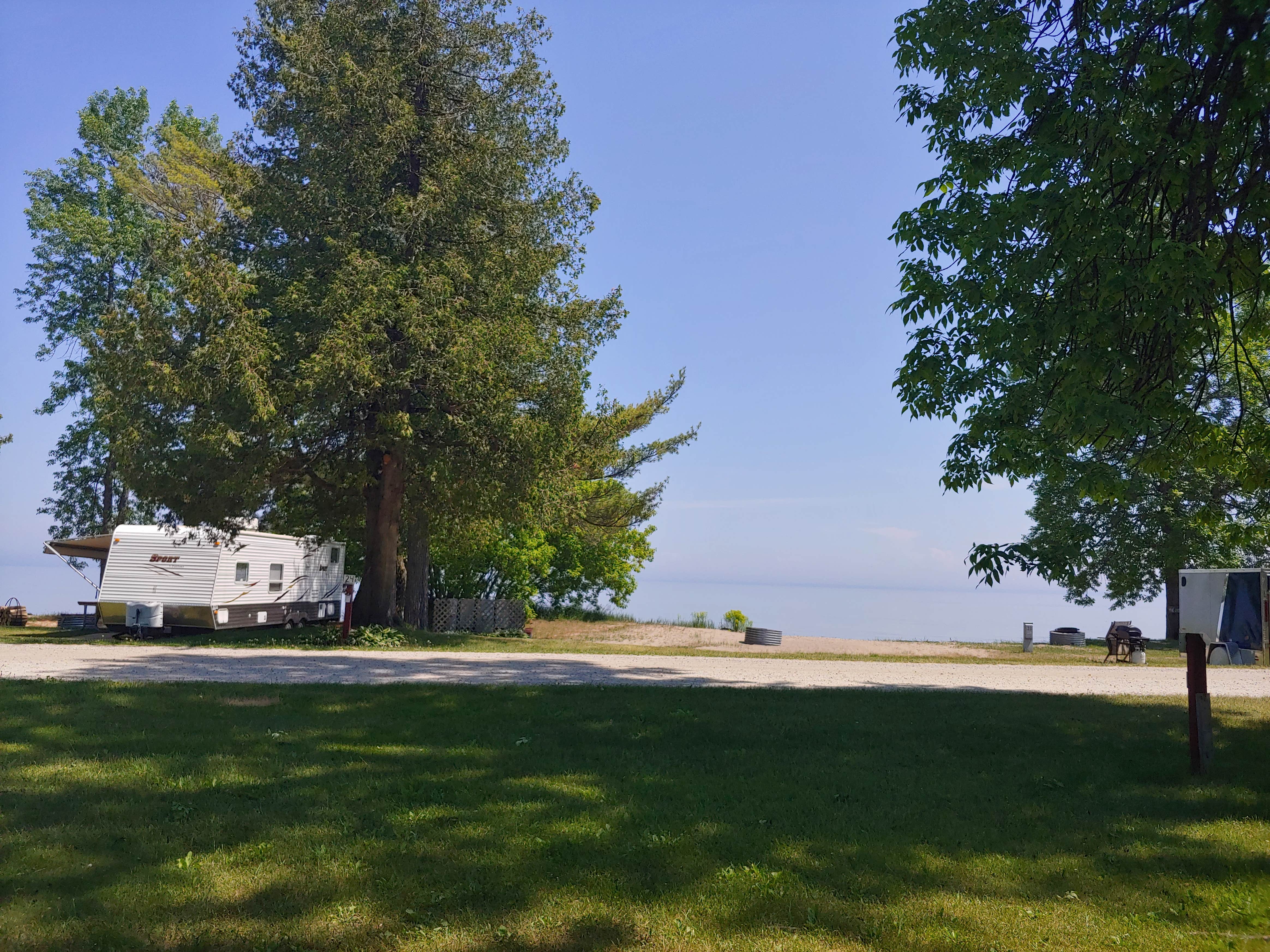 Emily M.'s photo of rv camping at Kleinke Park Campground near Norway, MI