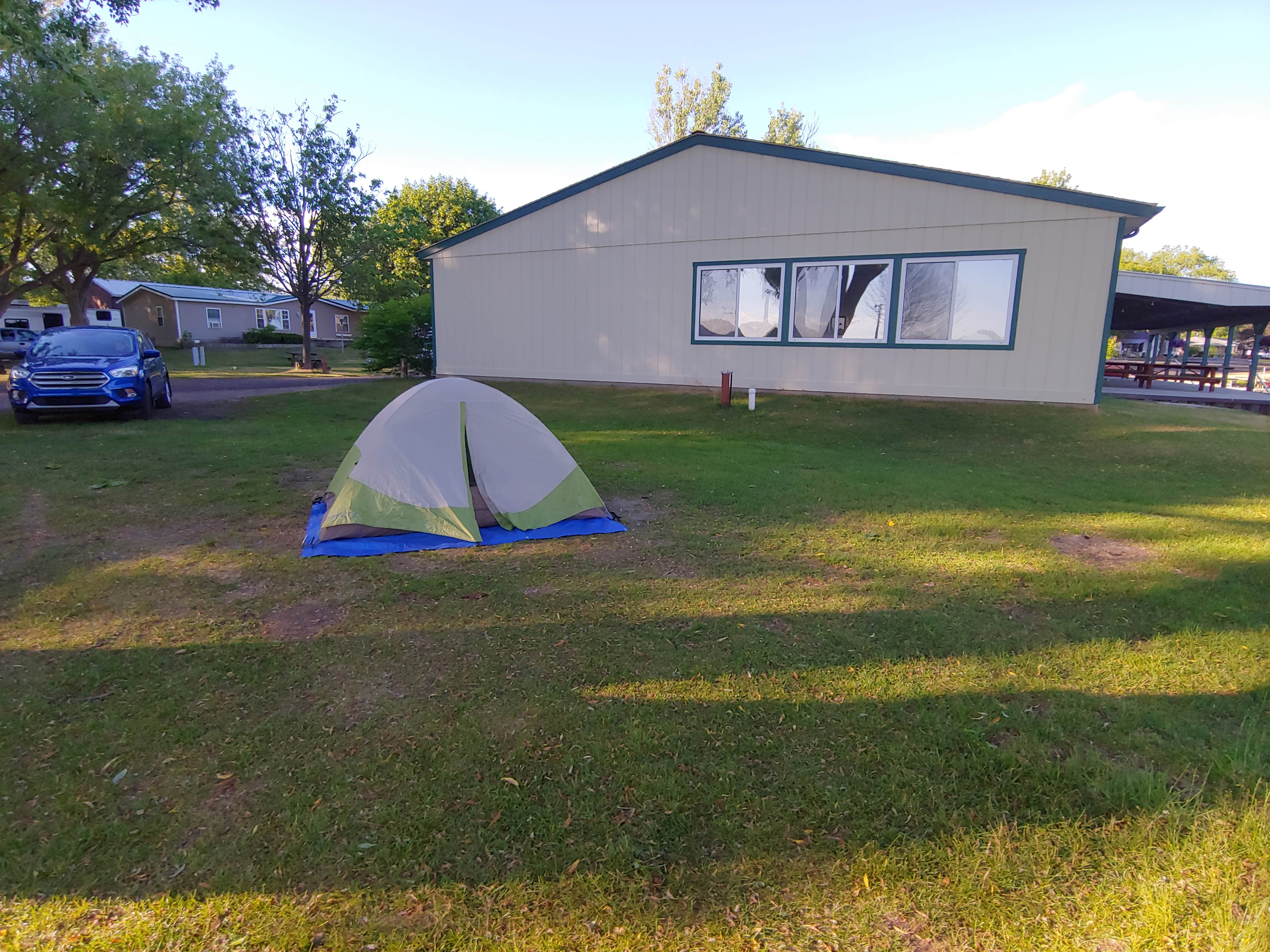Emily M.'s photo of tent camping at Insta-Launch Campground & Marina near Kingsley, MI